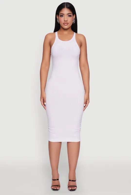 Rib Knit Tank Midi Dress sold by Rainbow