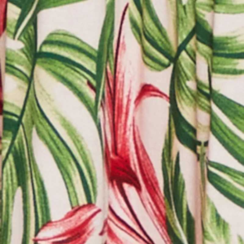 Tropical Leaf Print Empire Waist Sundress sold by Rainbow product image thumbnail 4