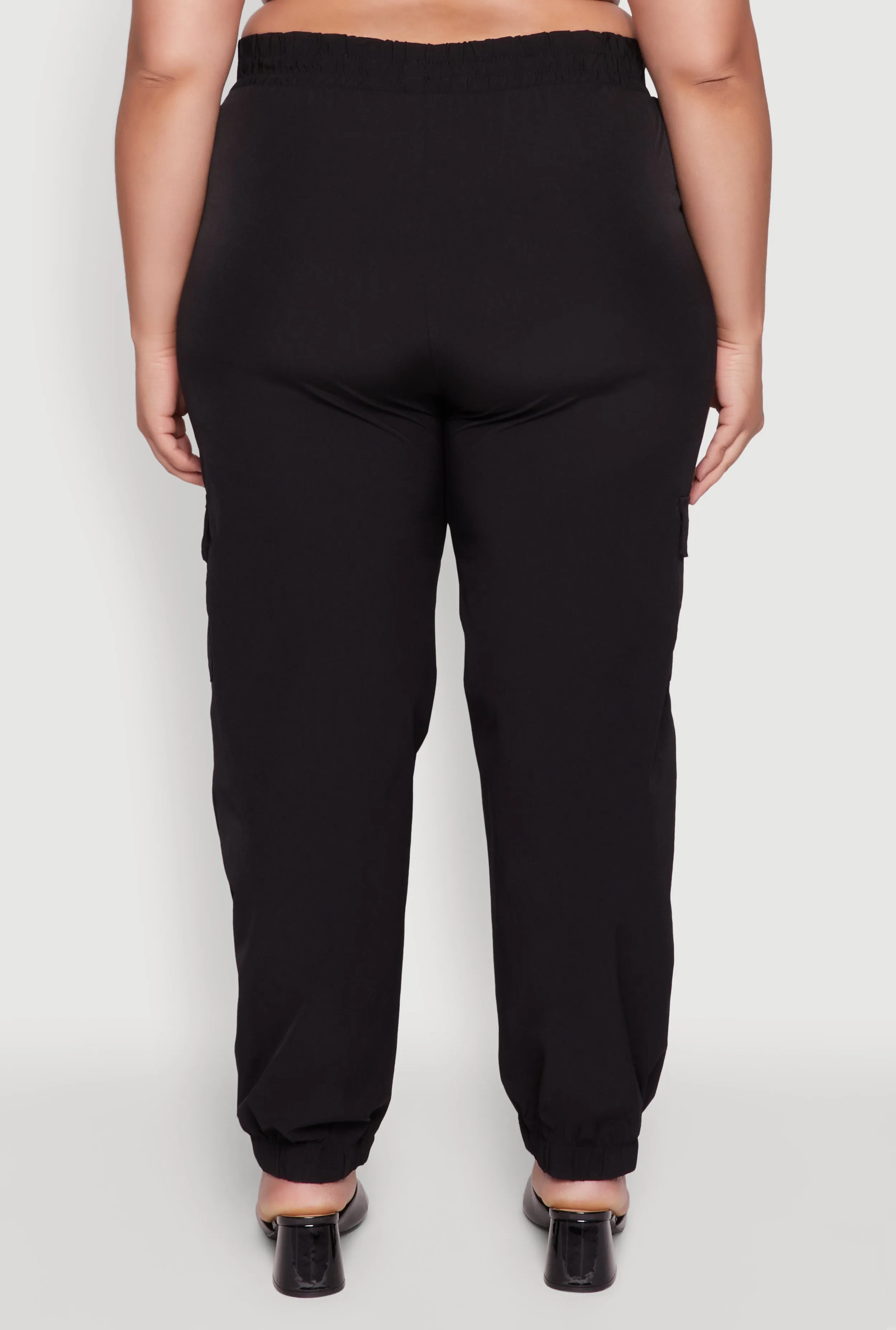 Plus Size Nylon Cargo Joggers sold by Rainbow product image thumbnail 5