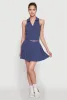 Sleeveless Polo Collar Crop Top sold by Rainbow