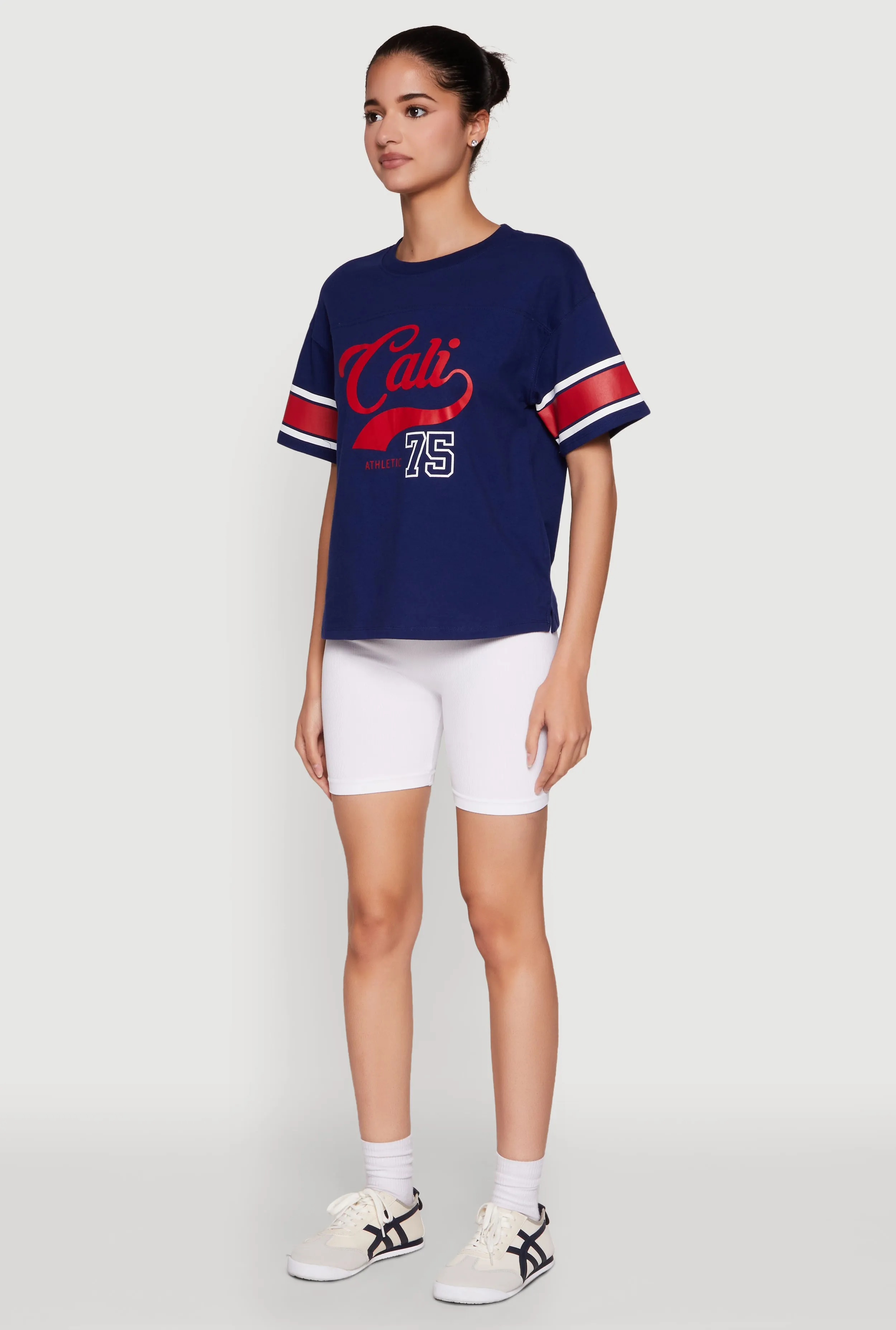 Almost Famous Graphic Varsity T Shirt sold by Rainbow product image thumbnail 5