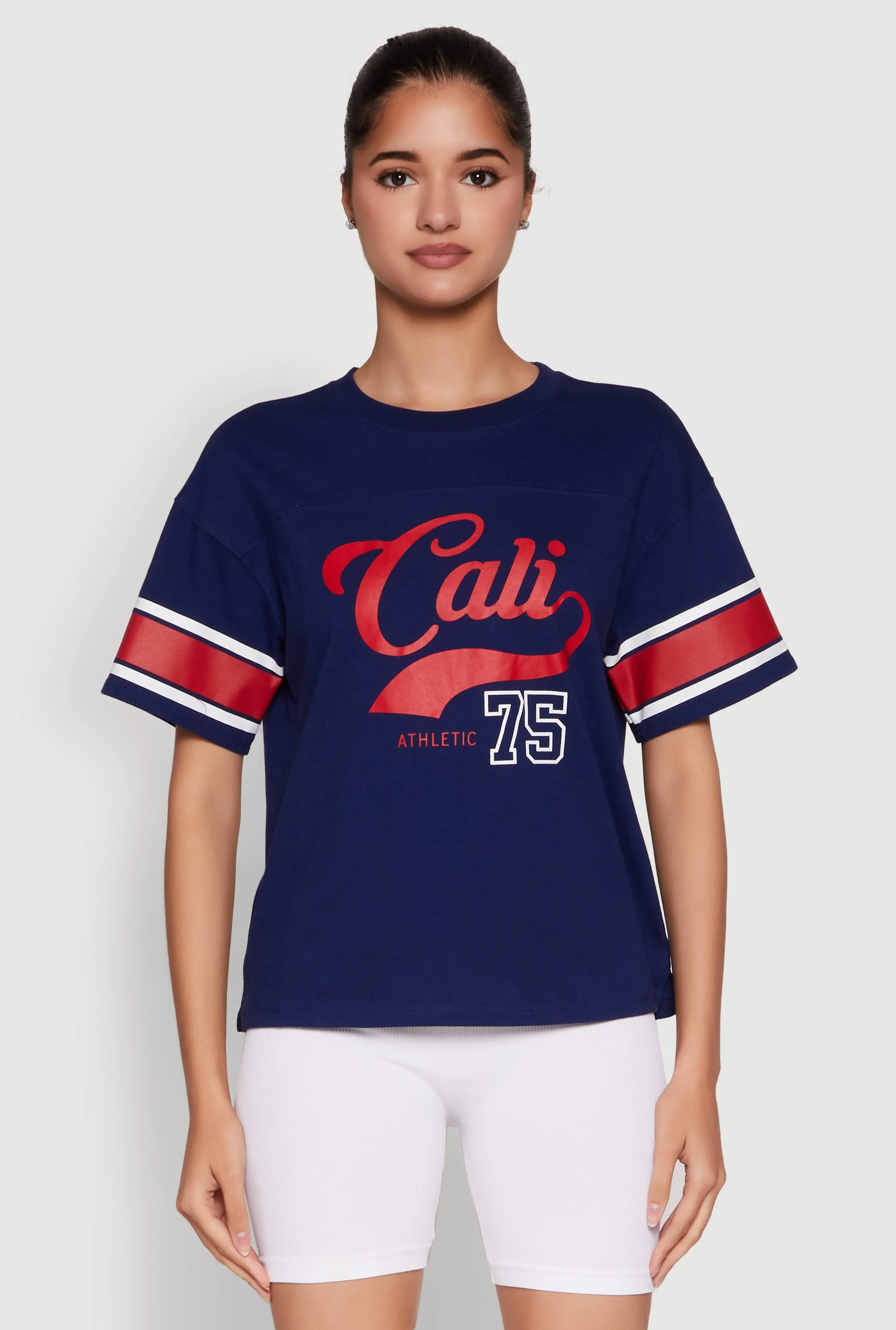 Almost Famous Graphic Varsity T Shirt sold by Rainbow product image thumbnail 2