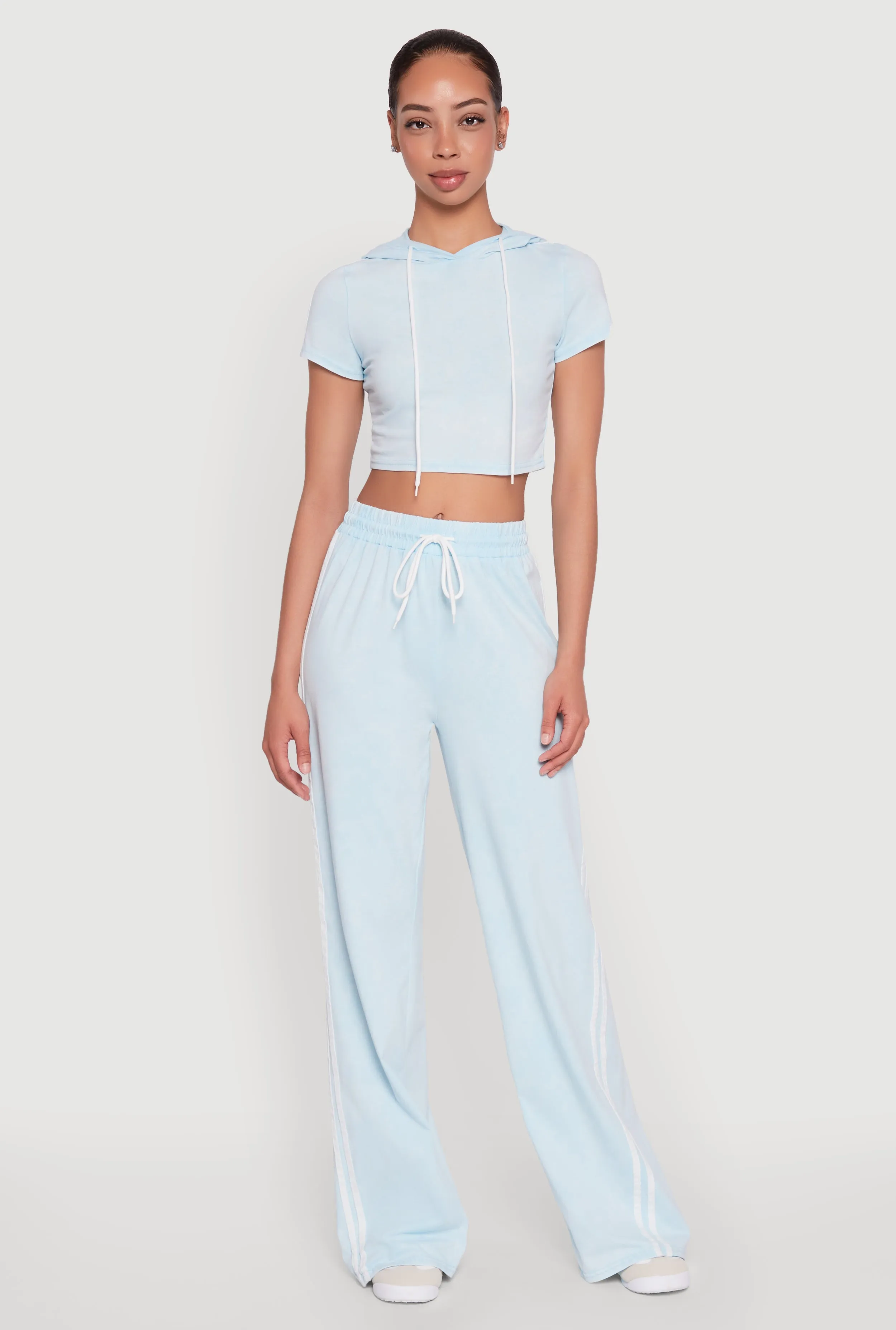 Daisy Mineral Wash Drawstring Waist Active Pants sold by Rainbow