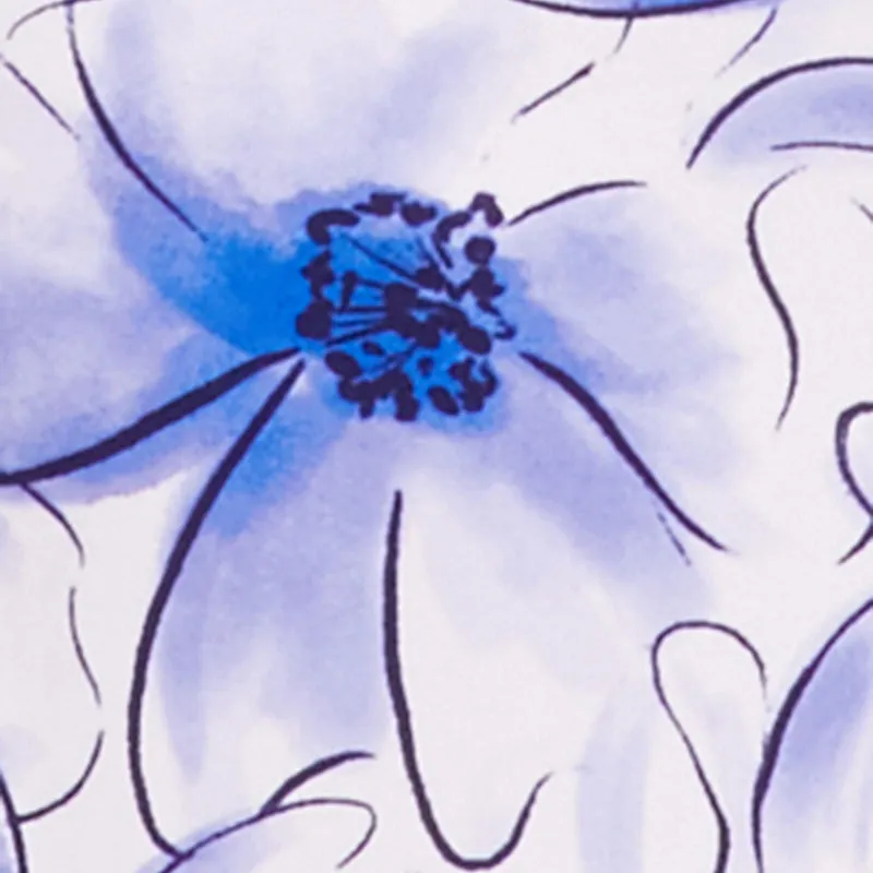 Watercolor Floral Print Maxi Tube Dress sold by Rainbow product image thumbnail 4