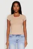 Basic Crew Neck Top sold by Rainbow