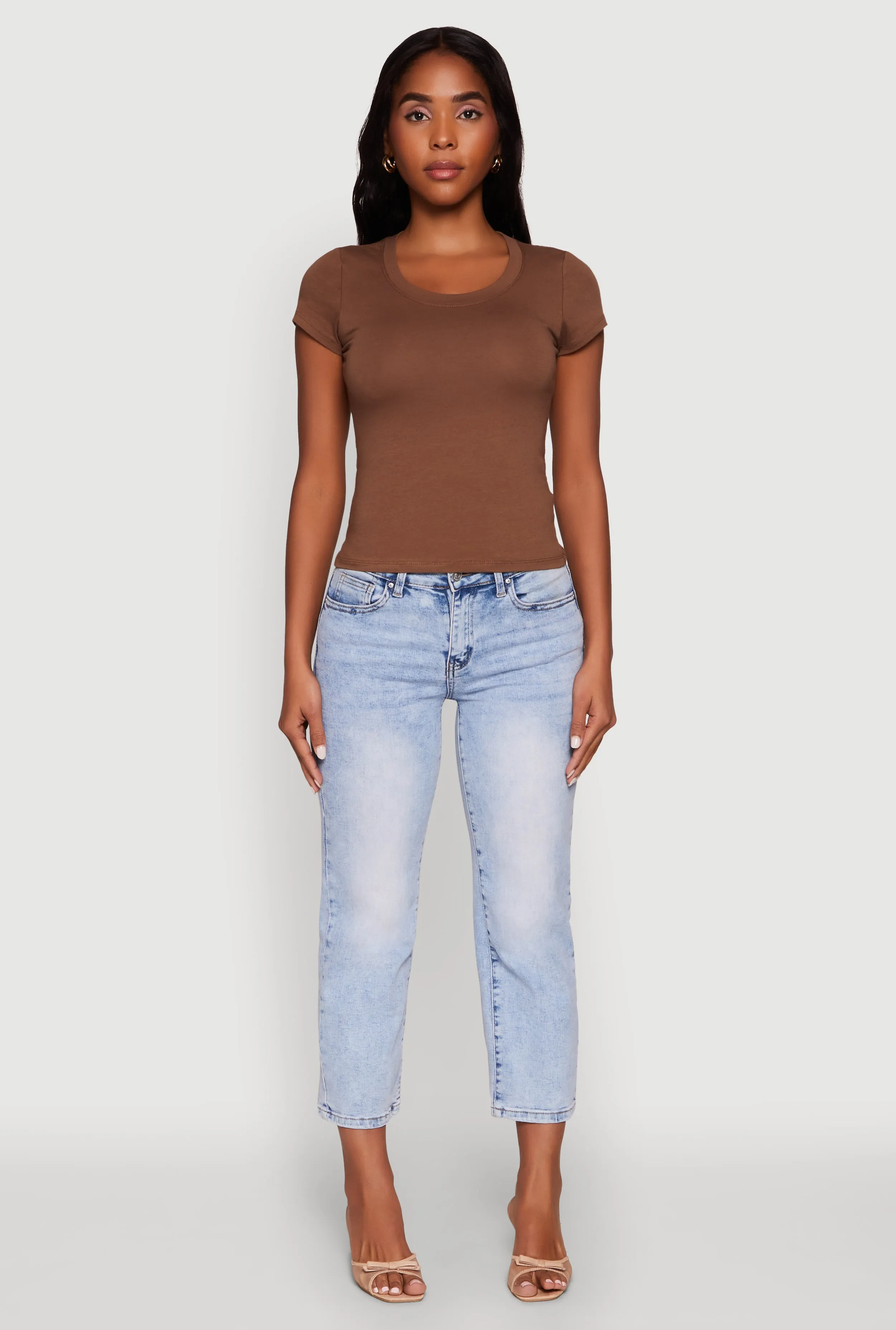 Basic Crew Neck Top sold by Rainbow product image thumbnail 3