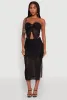 Lined Textured Knit Side Slit Skirt sold by Rainbow
