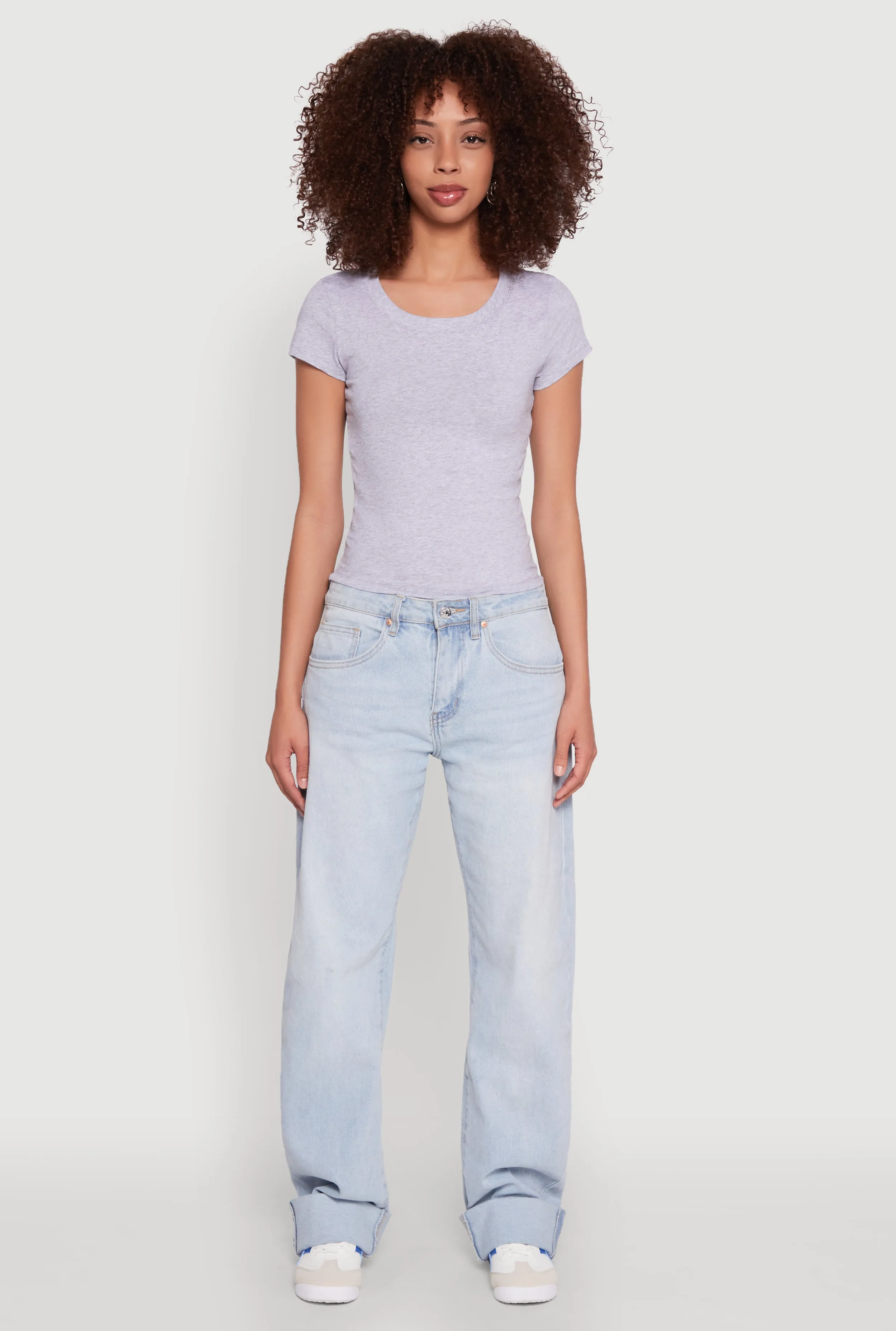 Basic Crew Neck Top sold by Rainbow