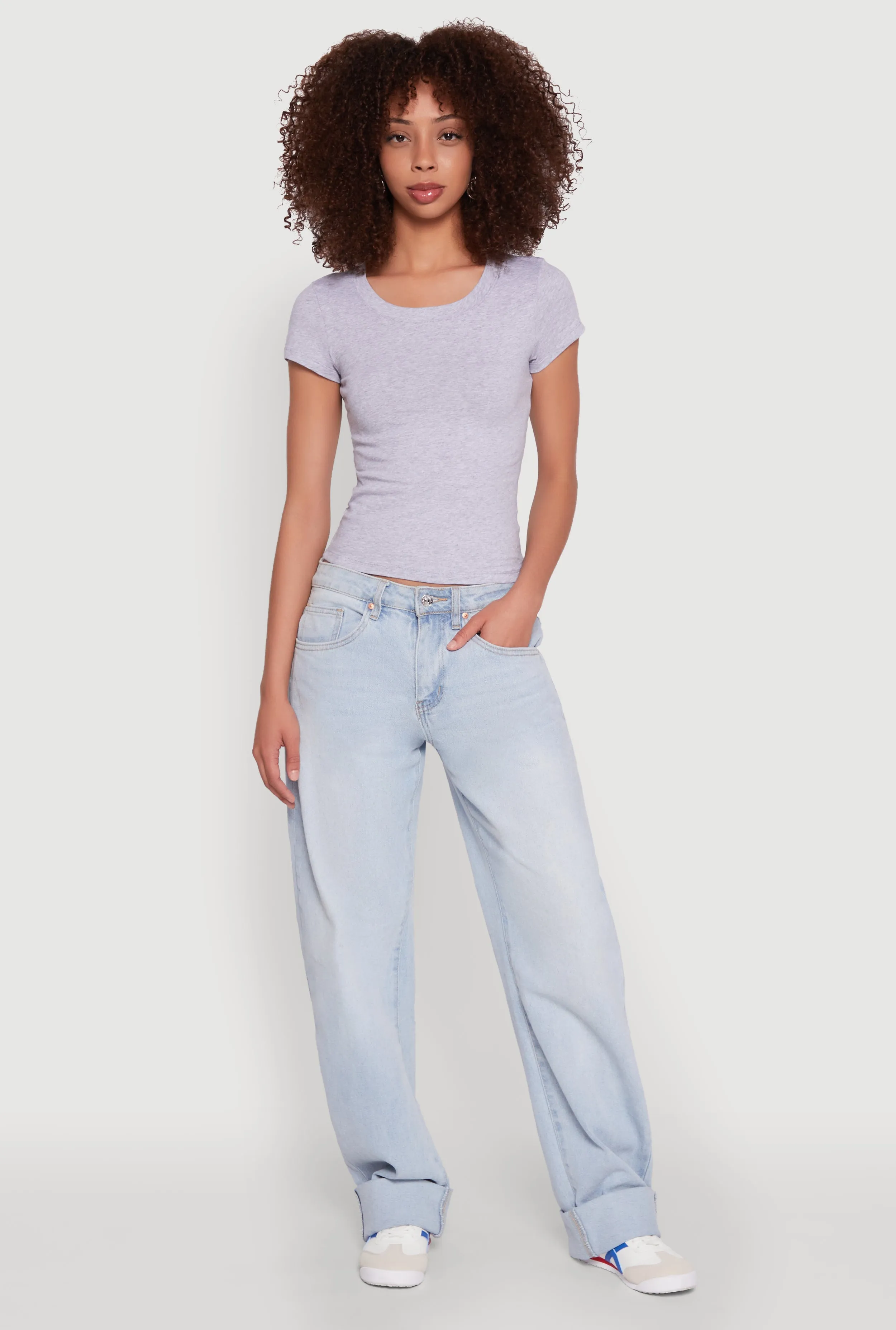 Basic Crew Neck Top sold by Rainbow product image thumbnail 3