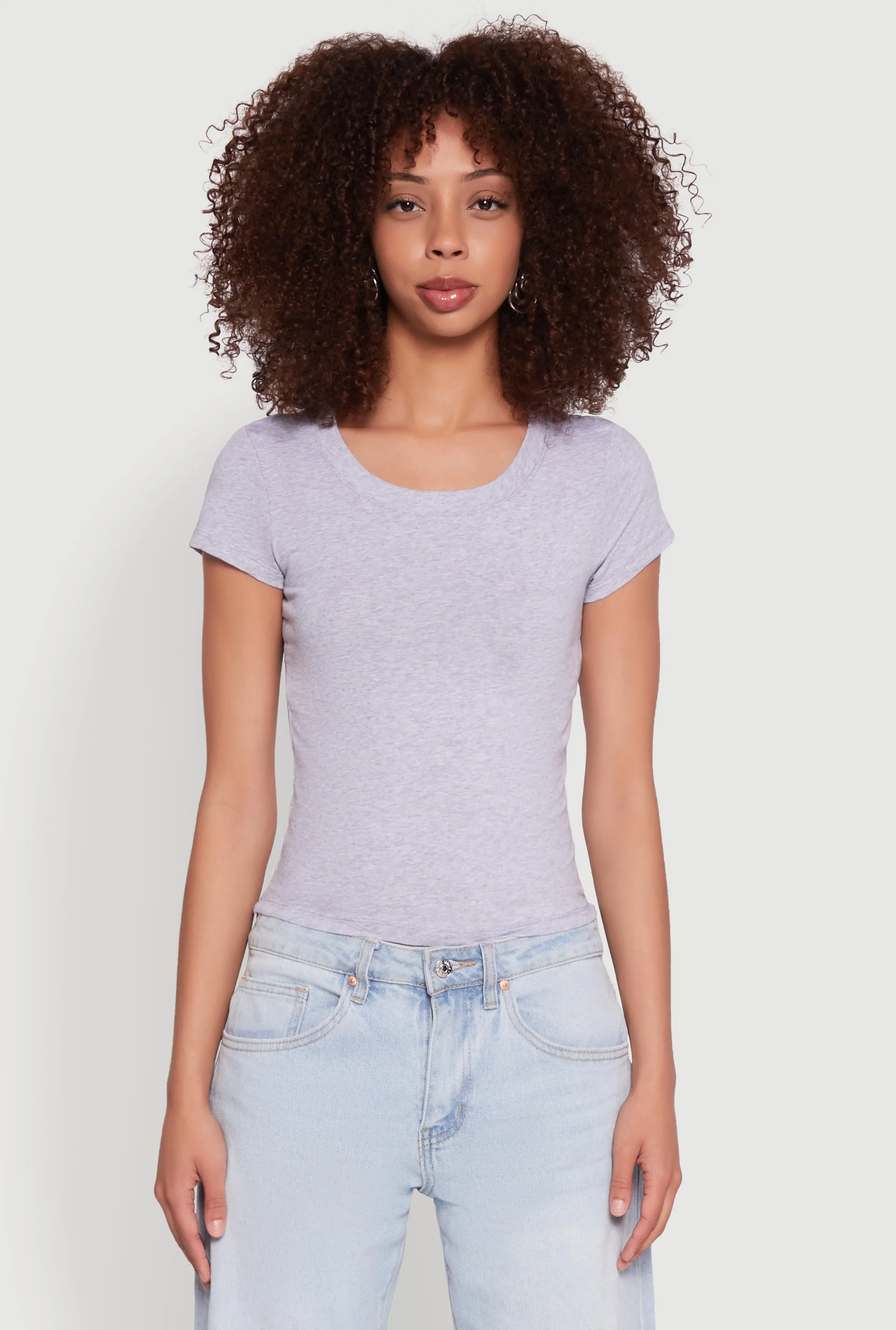 Basic Crew Neck Top sold by Rainbow product image thumbnail 2