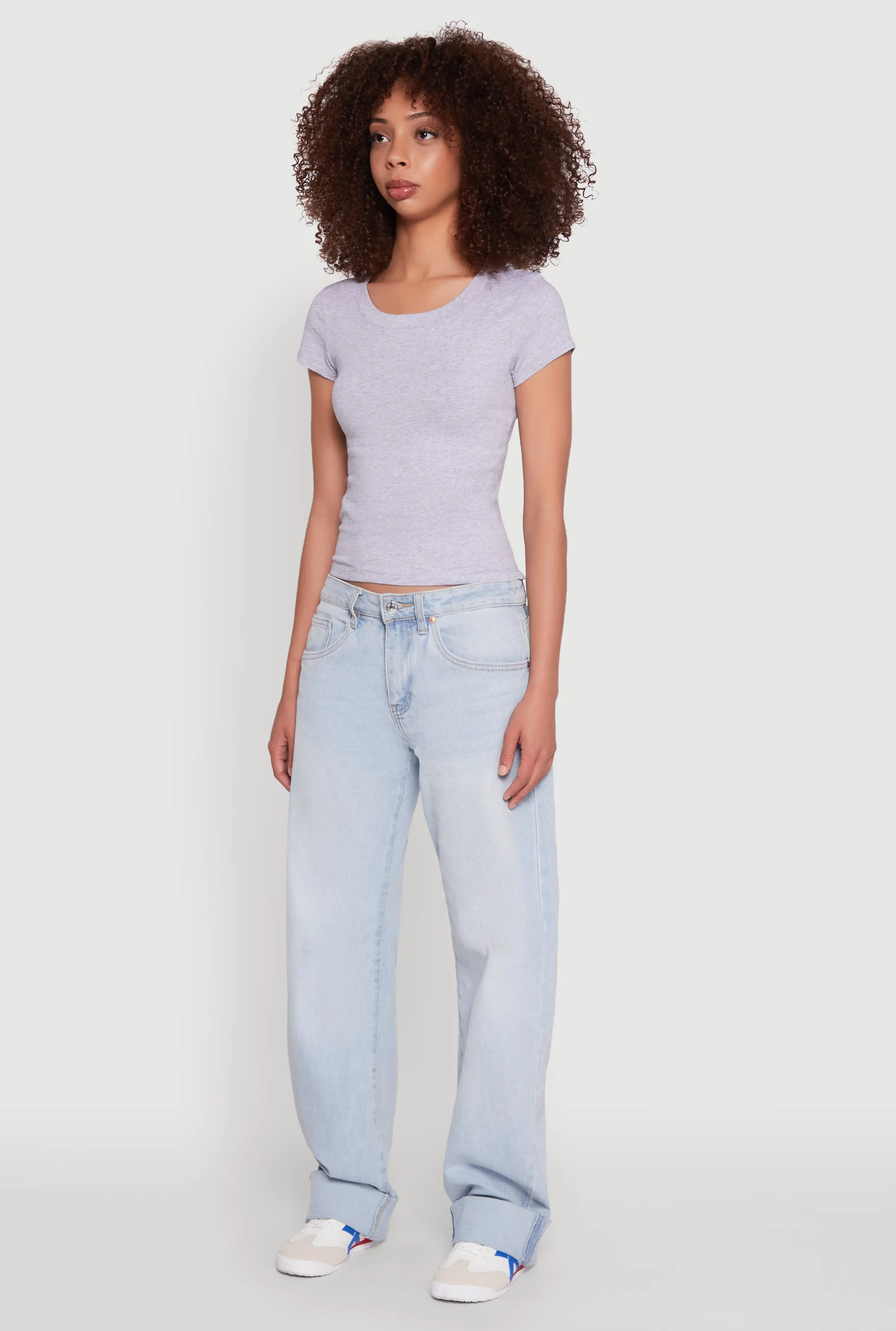 Basic Crew Neck Top sold by Rainbow product image thumbnail 5