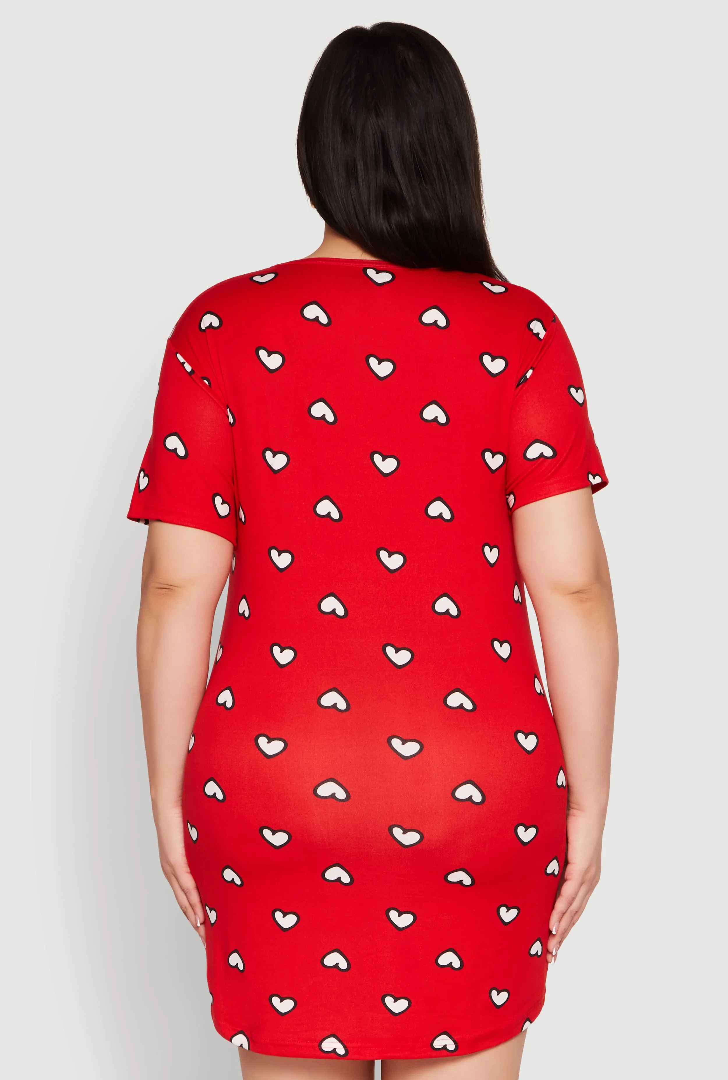 Plus Size Yep Still Single Graphic Nightgown sold by Rainbow product image thumbnail 3