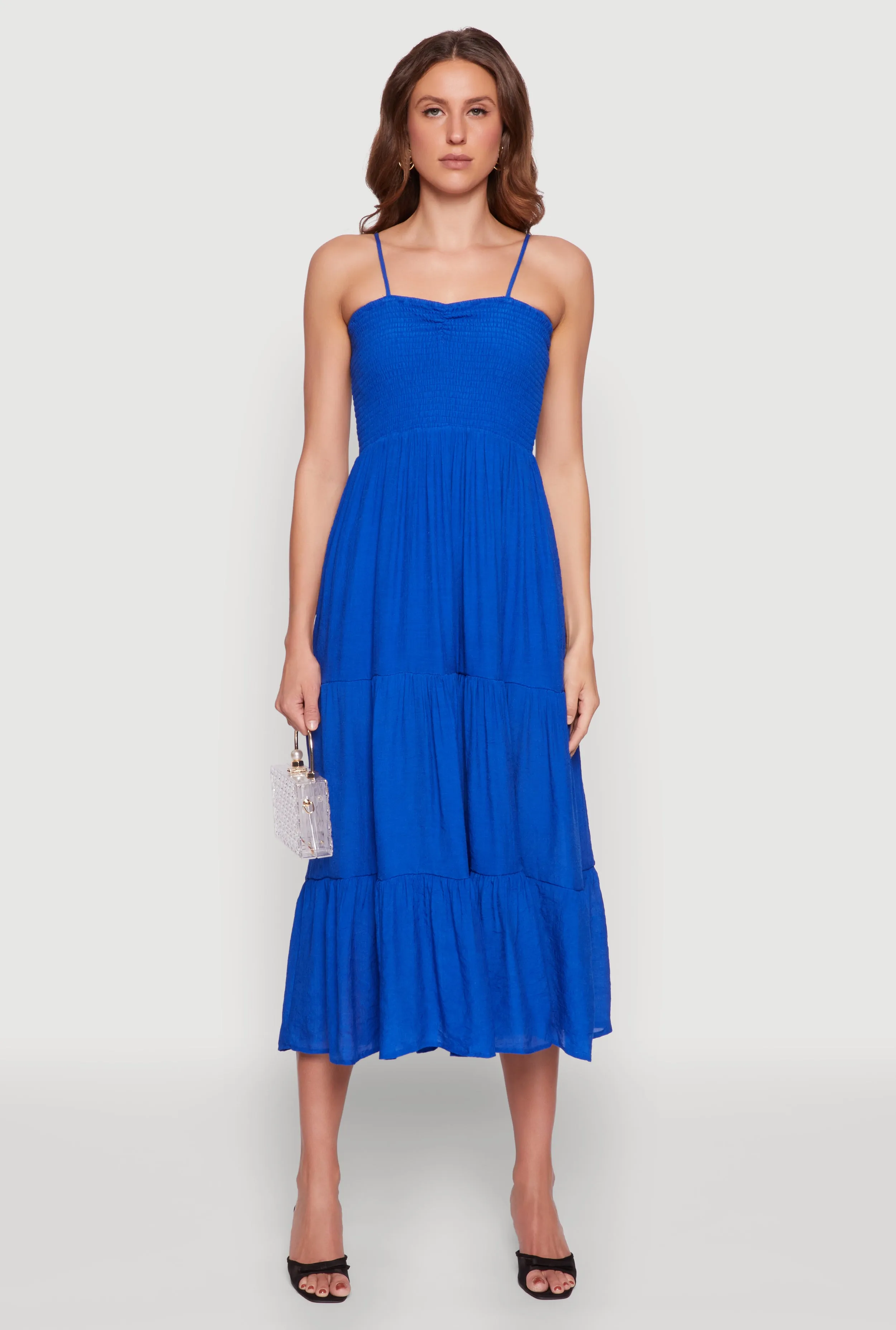 Smocked Tiered Maxi Sundress sold by Rainbow product image thumbnail 2