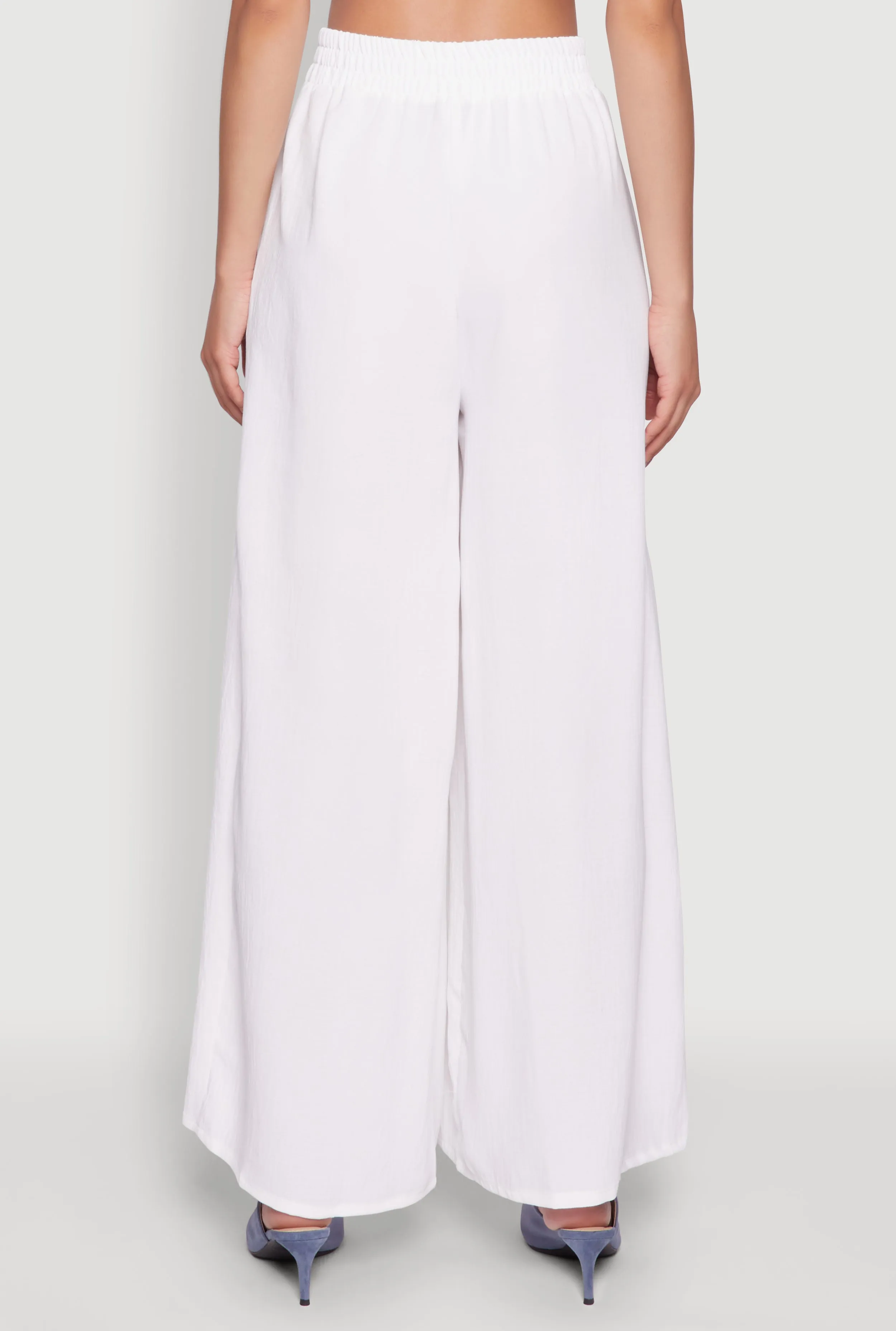 Haute Monde Elastic Waist Wide Leg Pants sold by Rainbow product image thumbnail 5