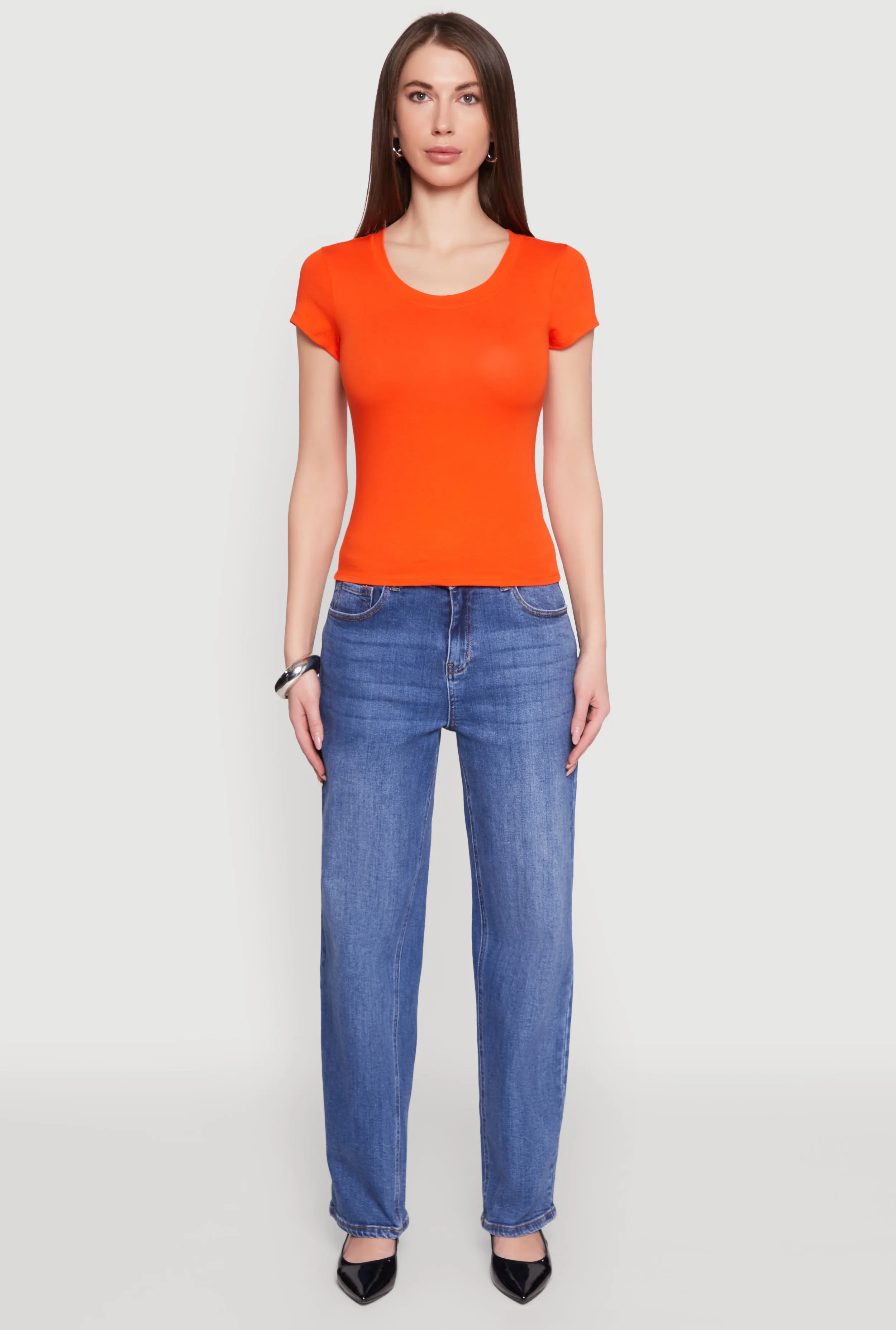 Basic Crew Neck Top sold by Rainbow product image thumbnail 3