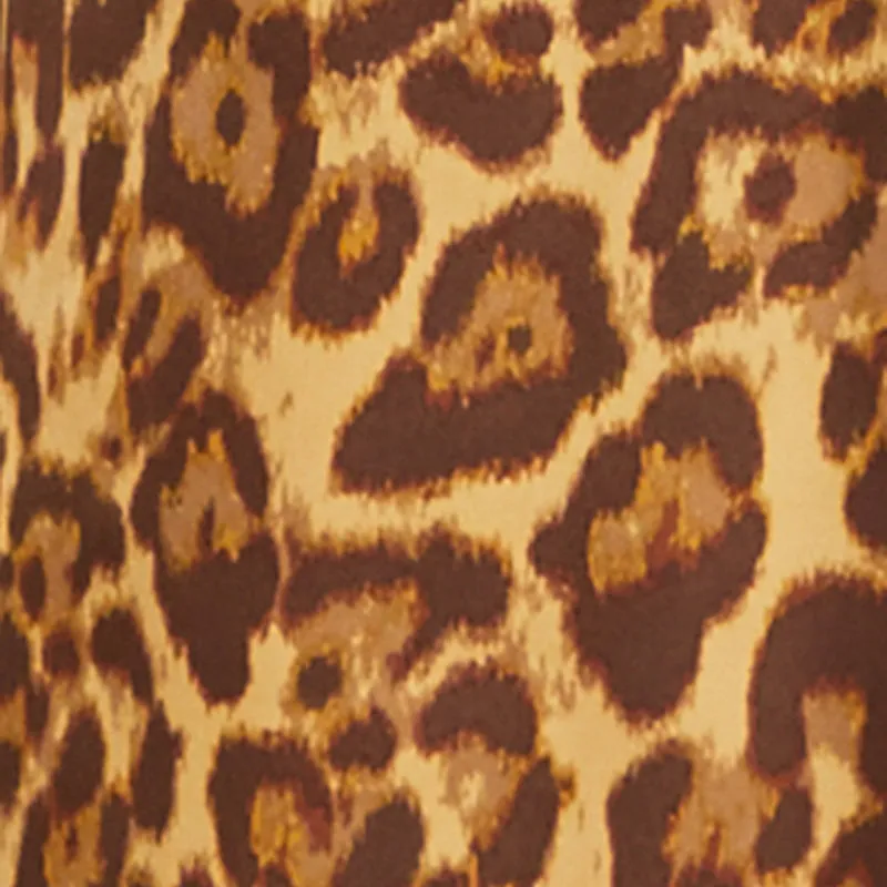 Jaguar Print Tie Back Keyhole Cropped Wrap Top sold by Rainbow product image thumbnail 4