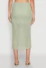 Lined Textured Knit Side Slit Skirt sold by Rainbow