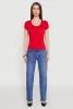 Basic Crew Neck Top sold by Rainbow