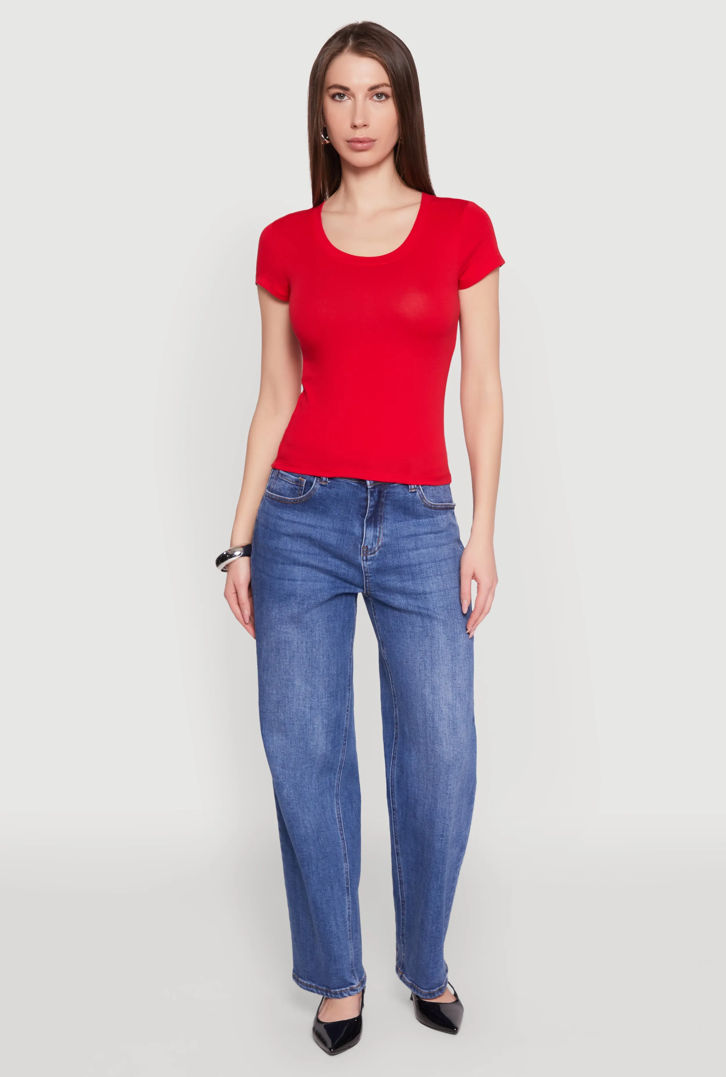 Basic Crew Neck Top sold by Rainbow