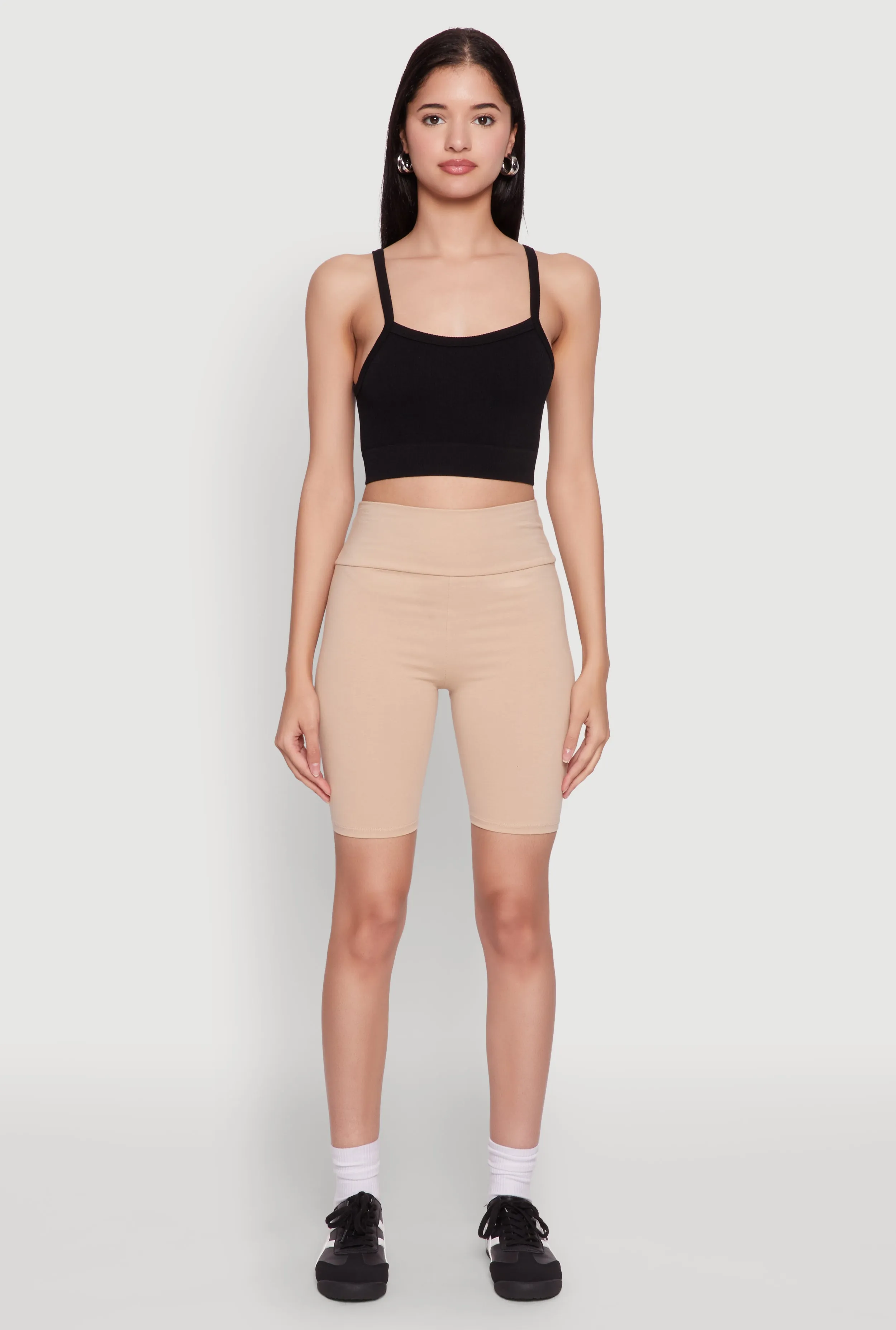 Cotton Wide Waistband Biker Shorts sold by Rainbow product image thumbnail 2