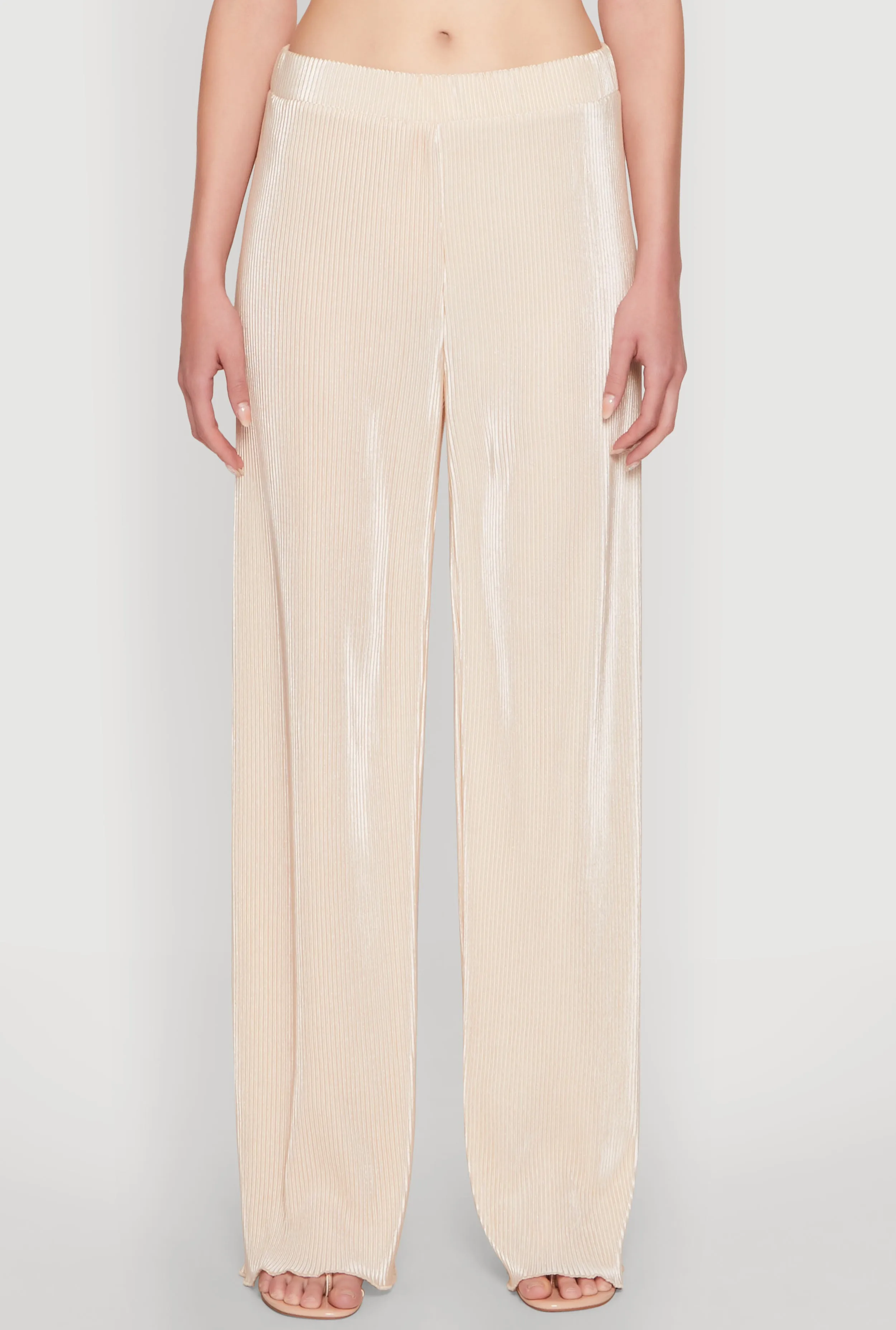 Iris Plisse Lettuce Edge Wide Leg Pants sold by Rainbow product image thumbnail 5