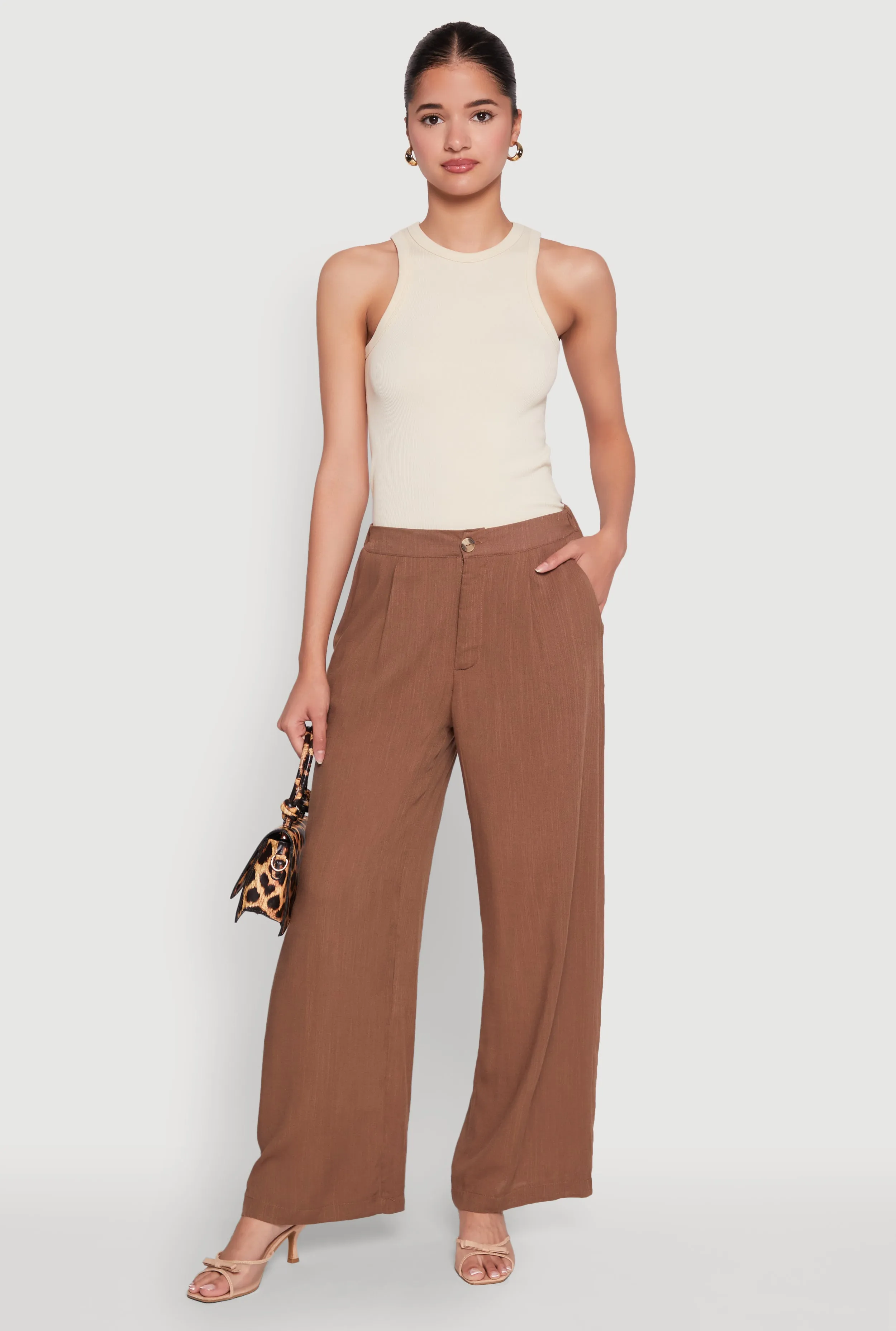 Wide Leg Dress Pants sold by Rainbow