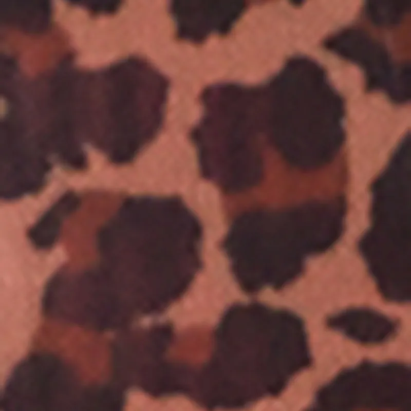 Plus Size Rhinestone Floral Leopard Print Mesh Top sold by Rainbow product image thumbnail 4