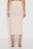 Textured Knit High Waisted Midi Skirt sold by Rainbow