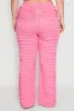 Plus Size Lettuce Edge Mesh Pants sold by Rainbow