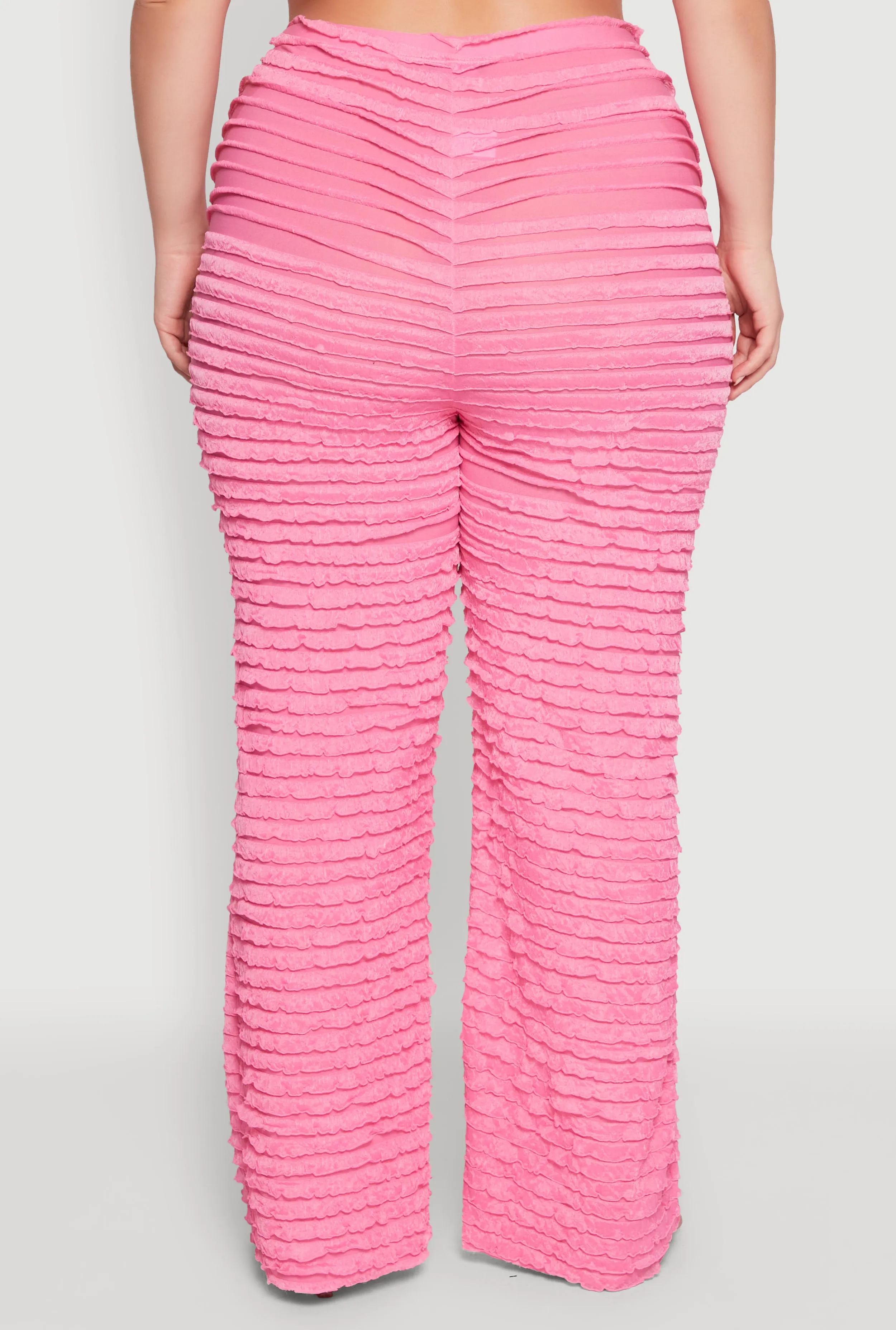 Plus Size Lettuce Edge Mesh Pants sold by Rainbow product image thumbnail 5
