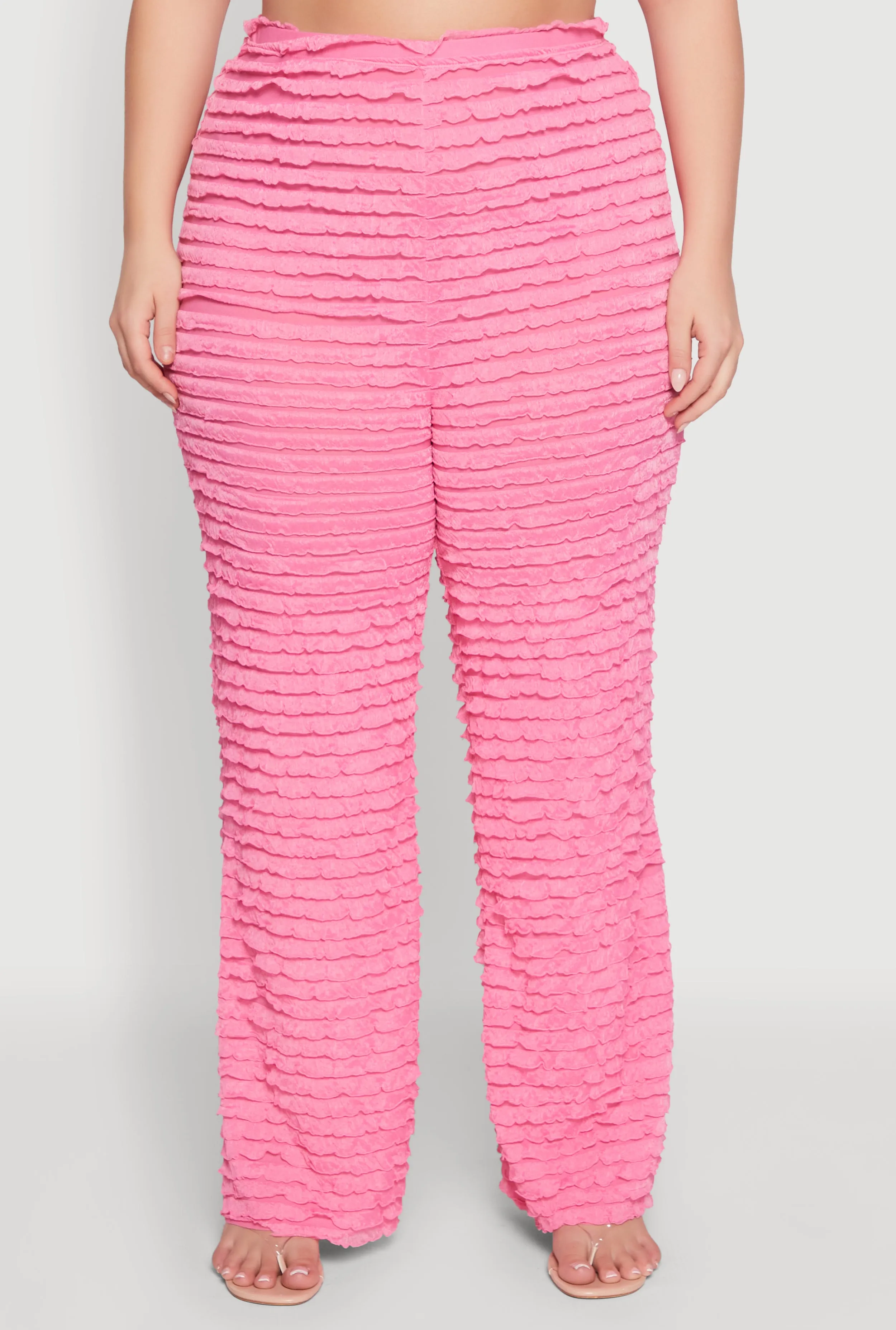 Plus Size Lettuce Edge Mesh Pants sold by Rainbow product image thumbnail 3