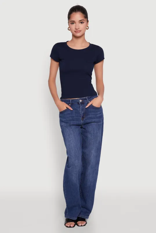 Basic Crew Neck Top sold by Rainbow