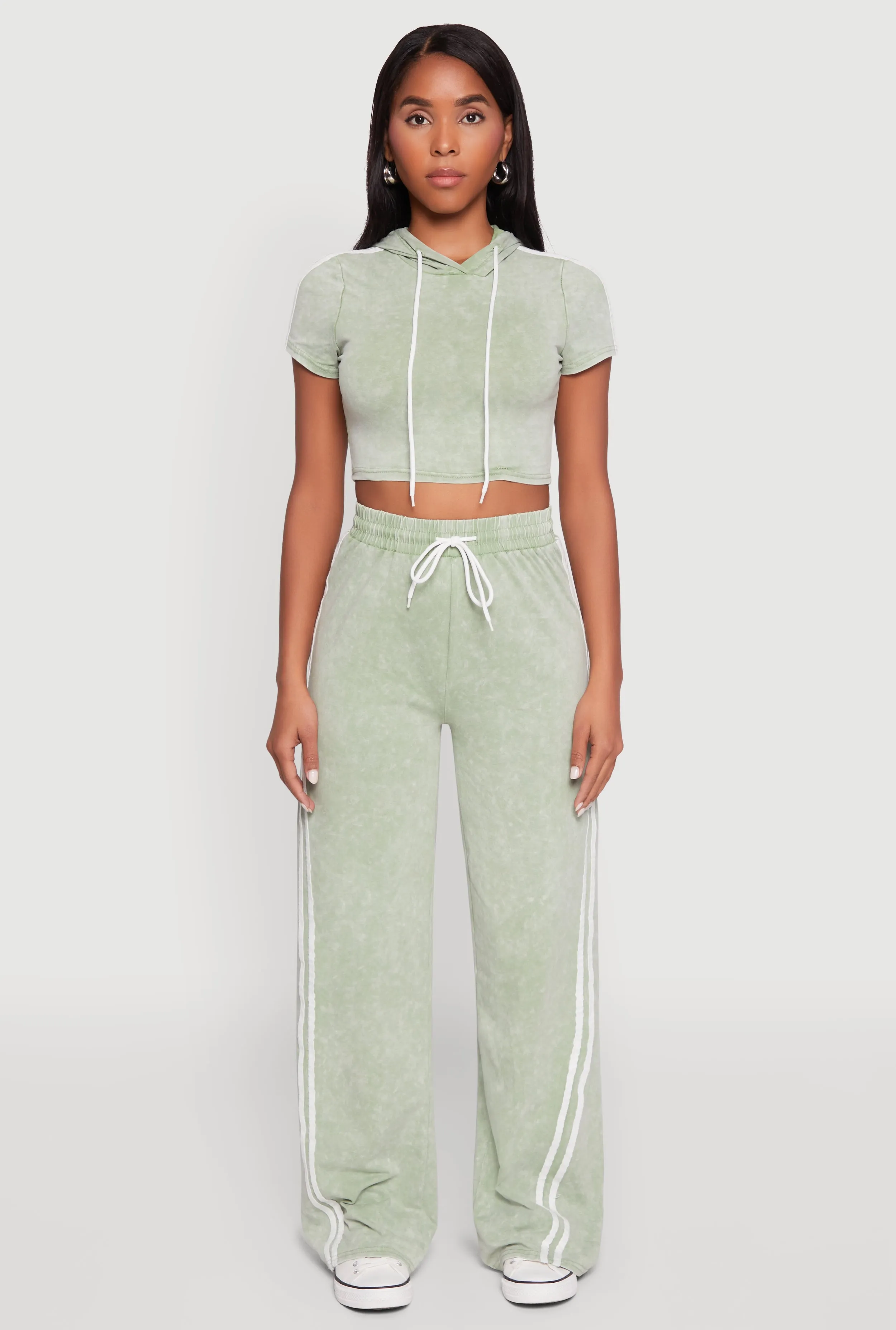 Daisy Mineral Wash Drawstring Waist Active Pants sold by Rainbow product image thumbnail 2