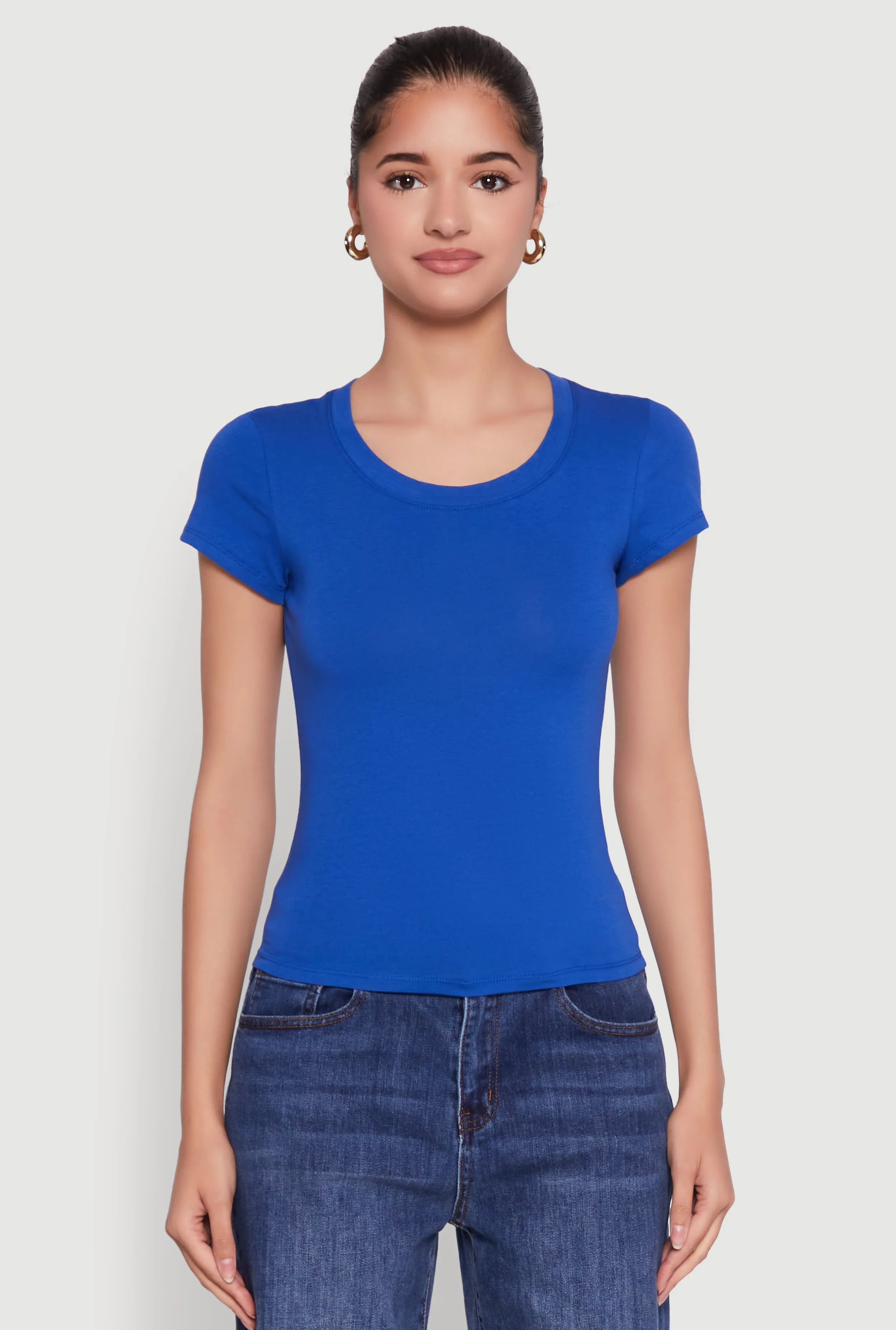 Basic Crew Neck Top sold by Rainbow product image thumbnail 2
