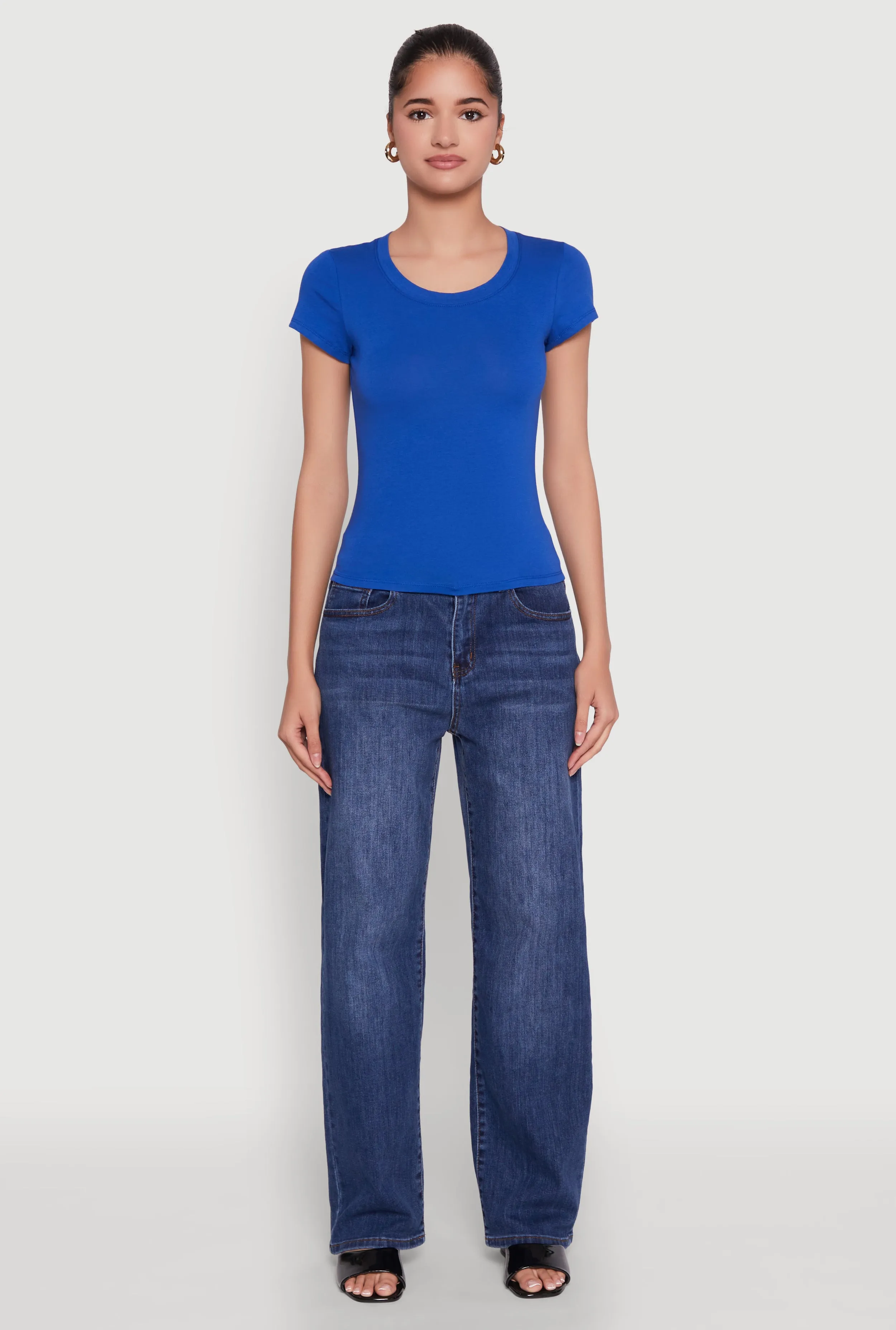 Basic Crew Neck Top sold by Rainbow product image thumbnail 3