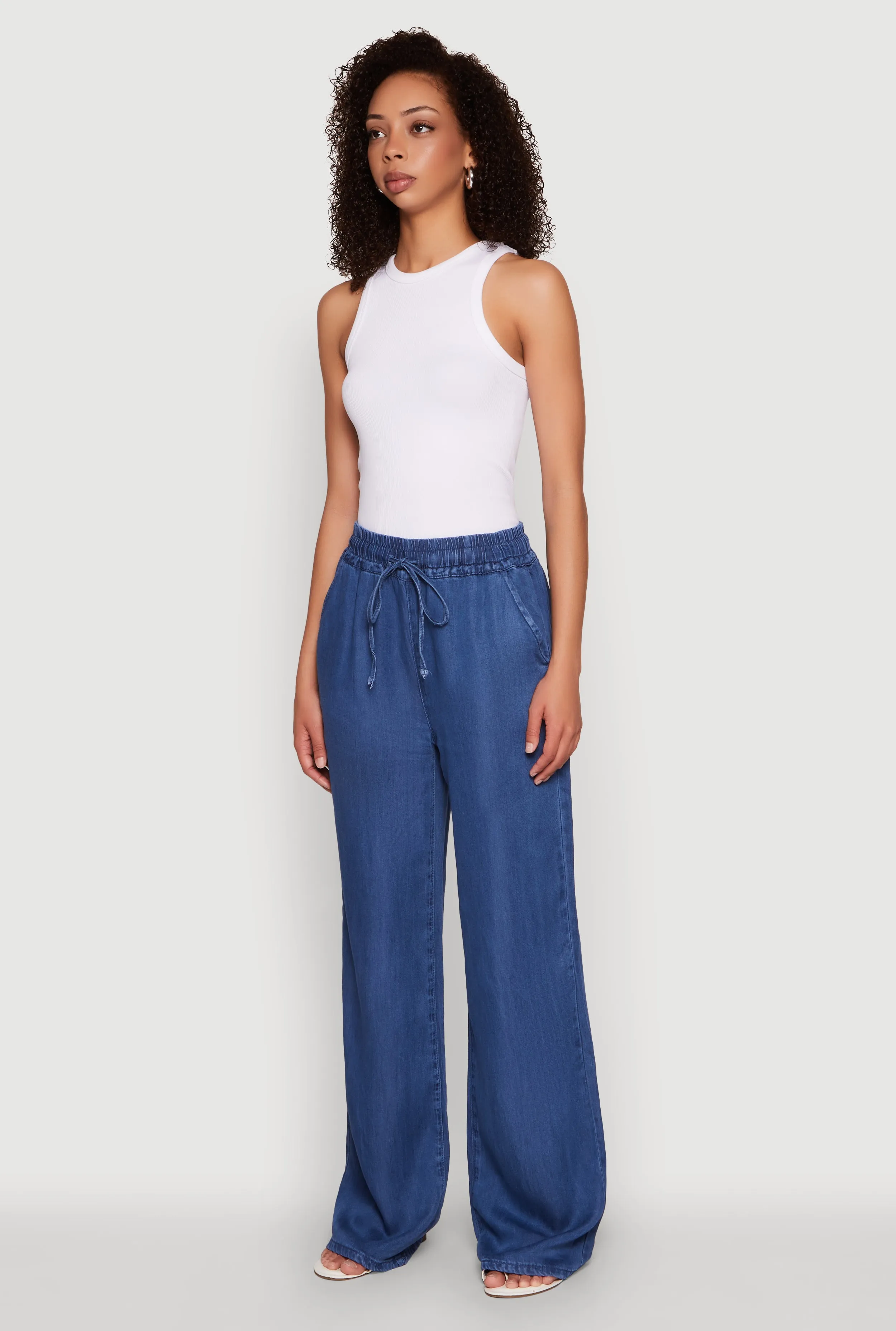 WAX Chambray Palazzo Pants sold by Rainbow product image thumbnail 3