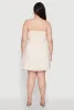 Plus Size Gauze Knit Smocked Mini Dress sold by Rainbow