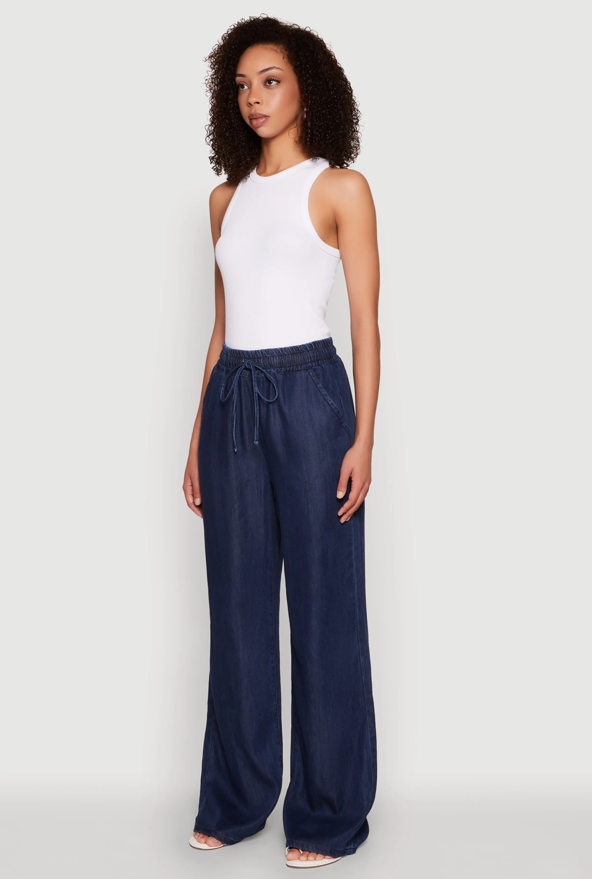WAX Chambray Palazzo Pants sold by Rainbow product image thumbnail 3