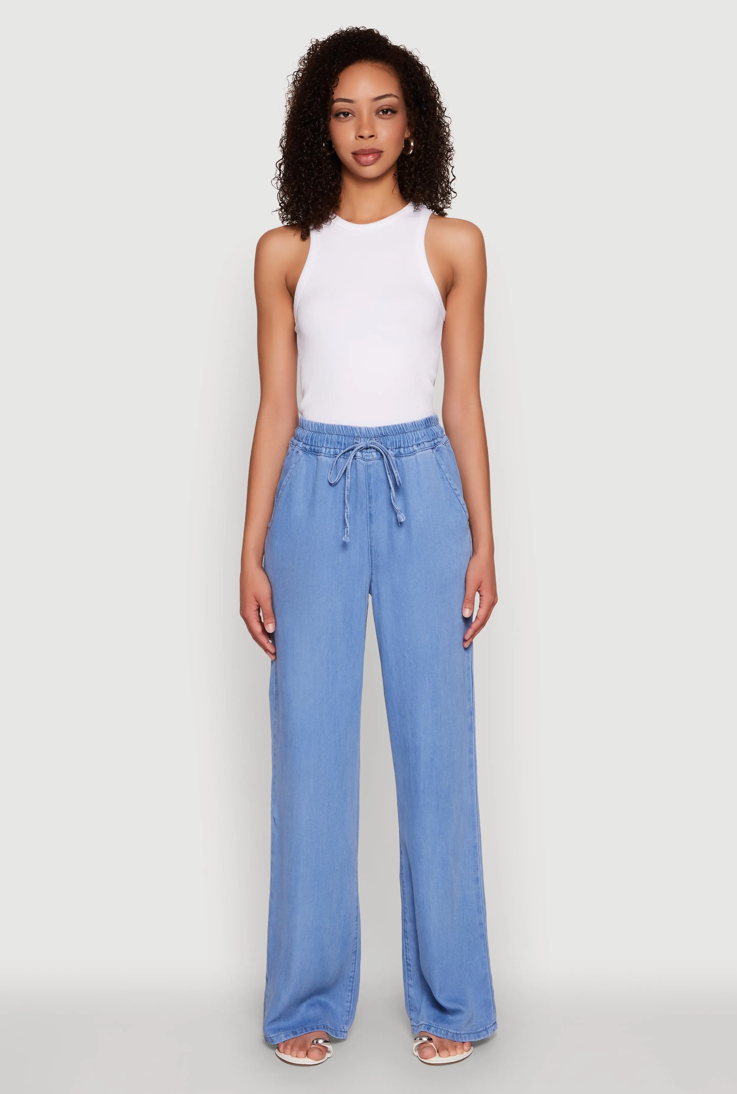WAX Chambray Palazzo Pants sold by Rainbow product image thumbnail 2