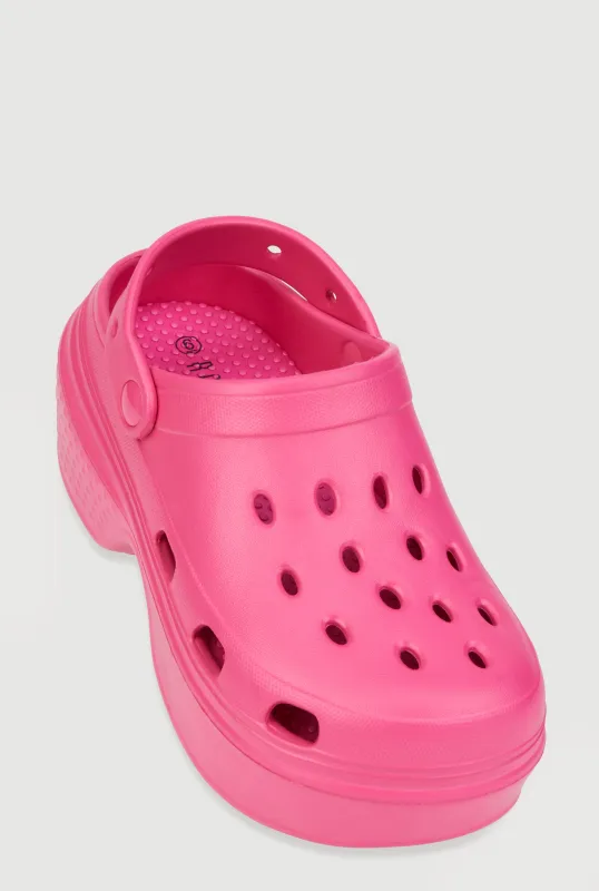 Slingback Platform Clogs sold by Rainbow