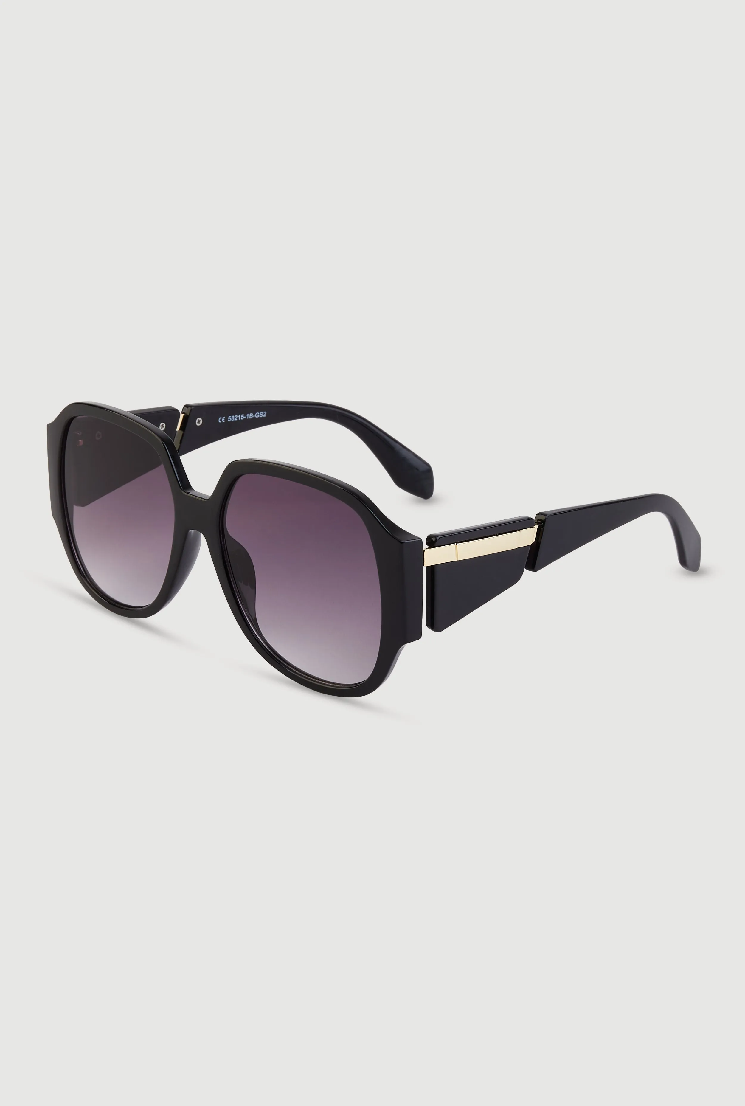 Metallic Side Detail Sunglasses sold by Rainbow product image thumbnail 3
