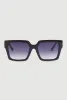 Cut Out Detail Square Sunglasses sold by Rainbow