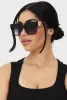 Cut Out Detail Square Sunglasses sold by Rainbow