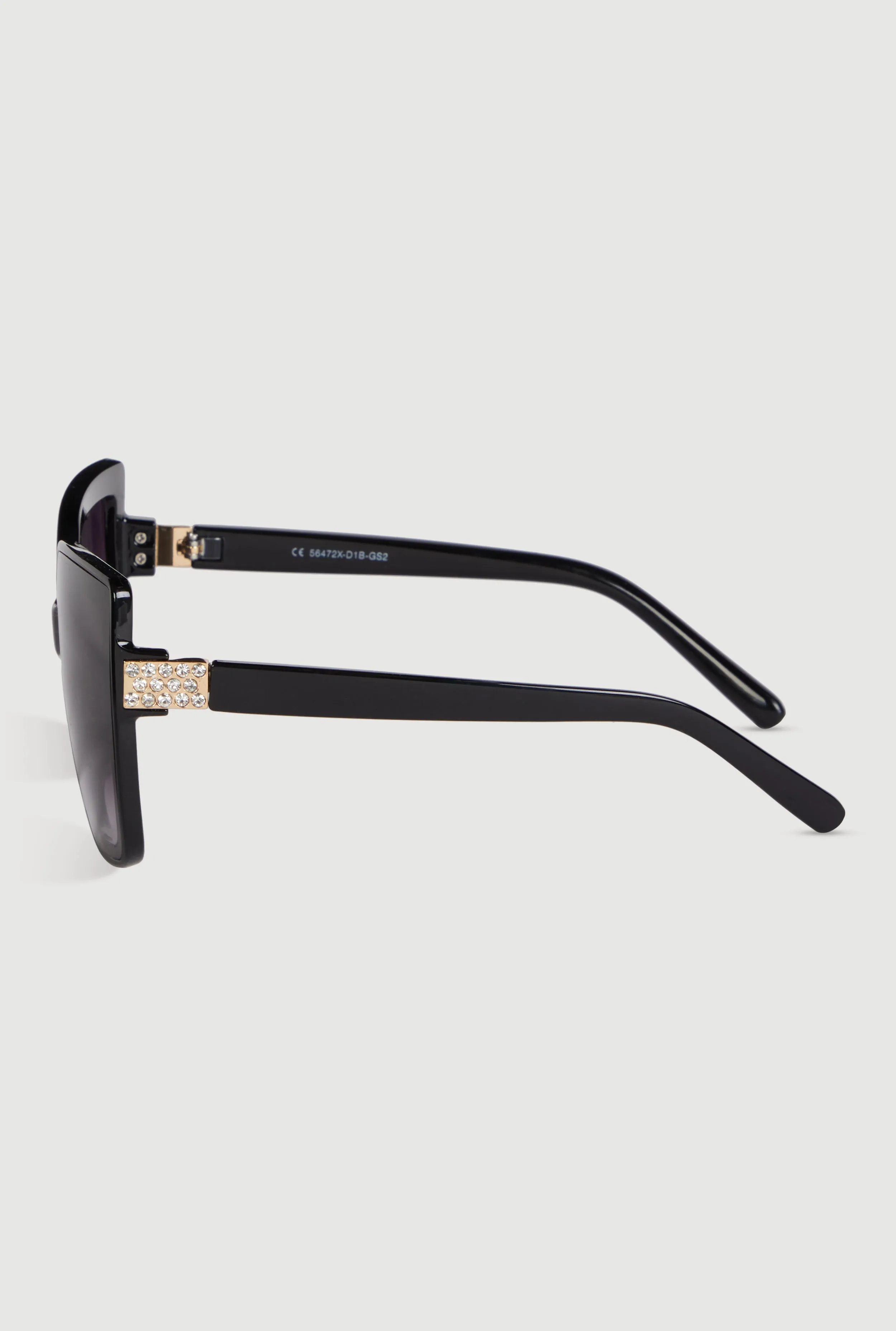 Rhinestone Temple Detail Sunglasses sold by Rainbow product image thumbnail 5