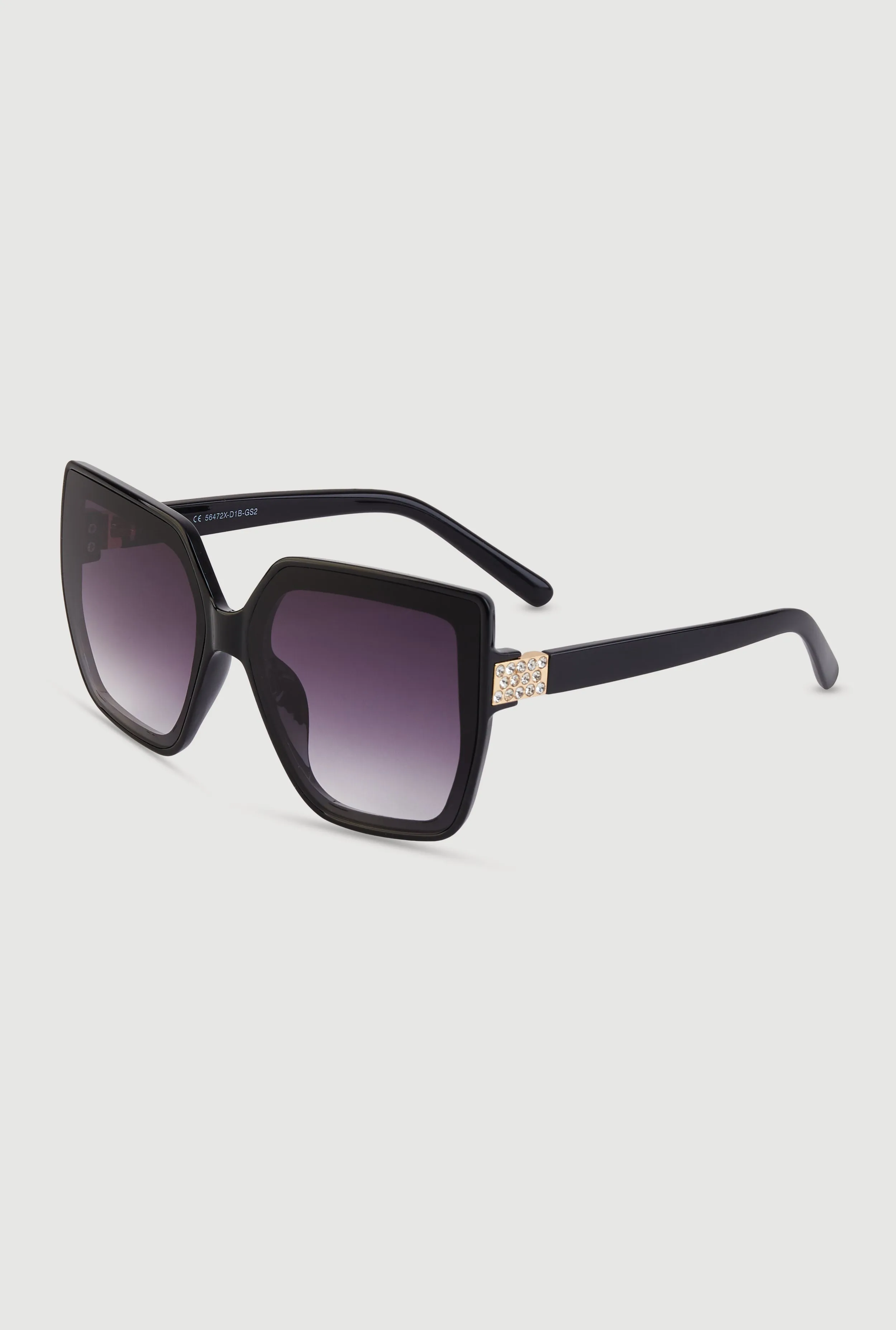 Rhinestone Temple Detail Sunglasses sold by Rainbow product image thumbnail 3