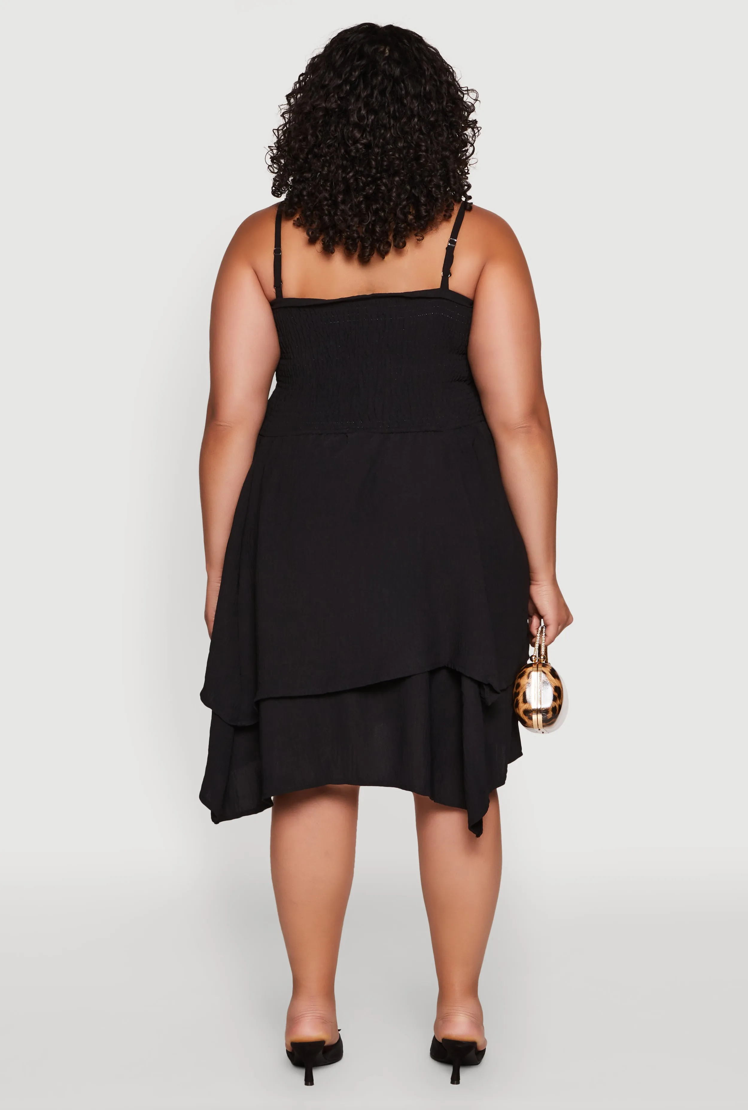 Plus Size Smocked Ruffle Tiered Dress sold by Rainbow product image thumbnail 5