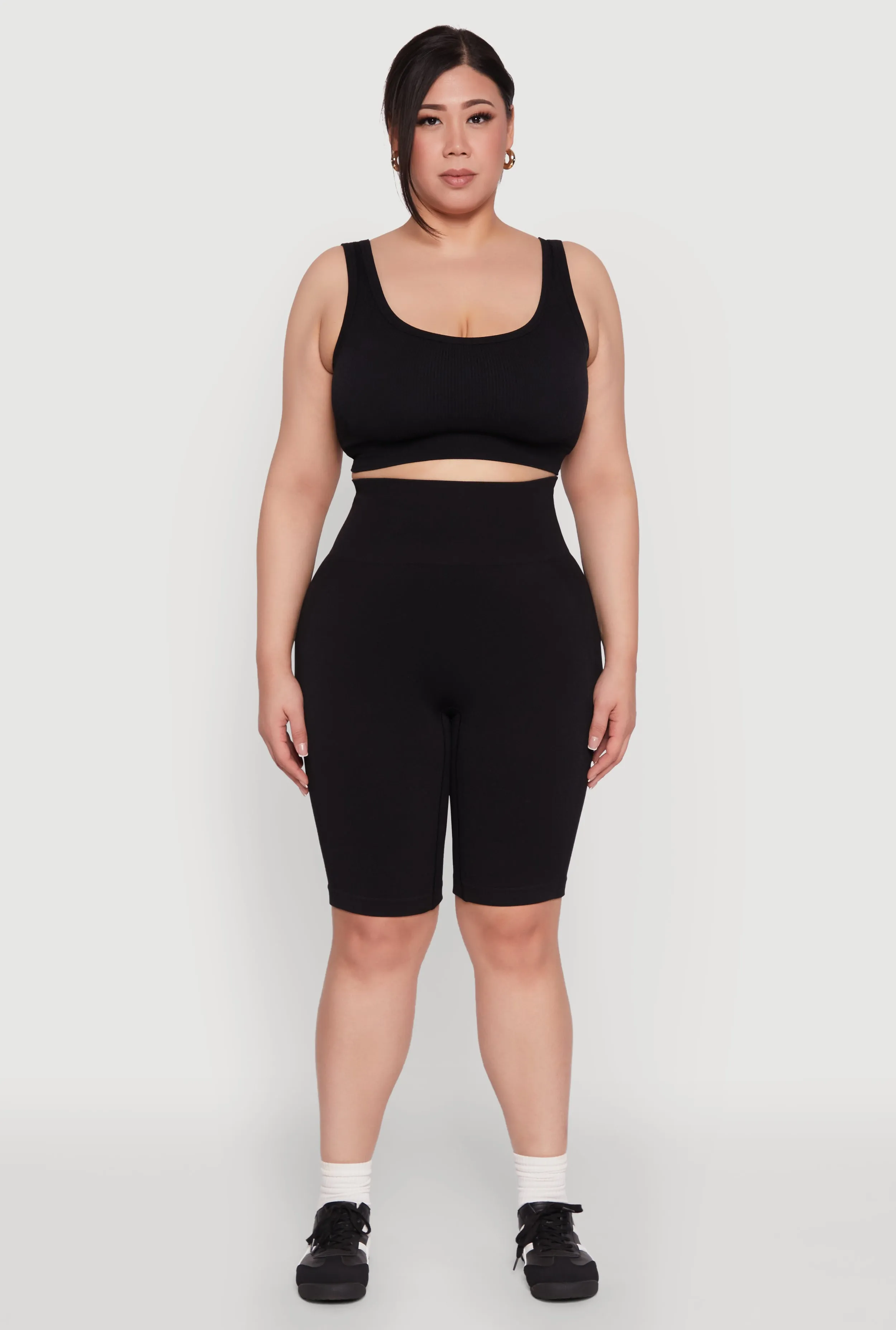 Plus Size High Waist Cycling Shorts sold by Rainbow