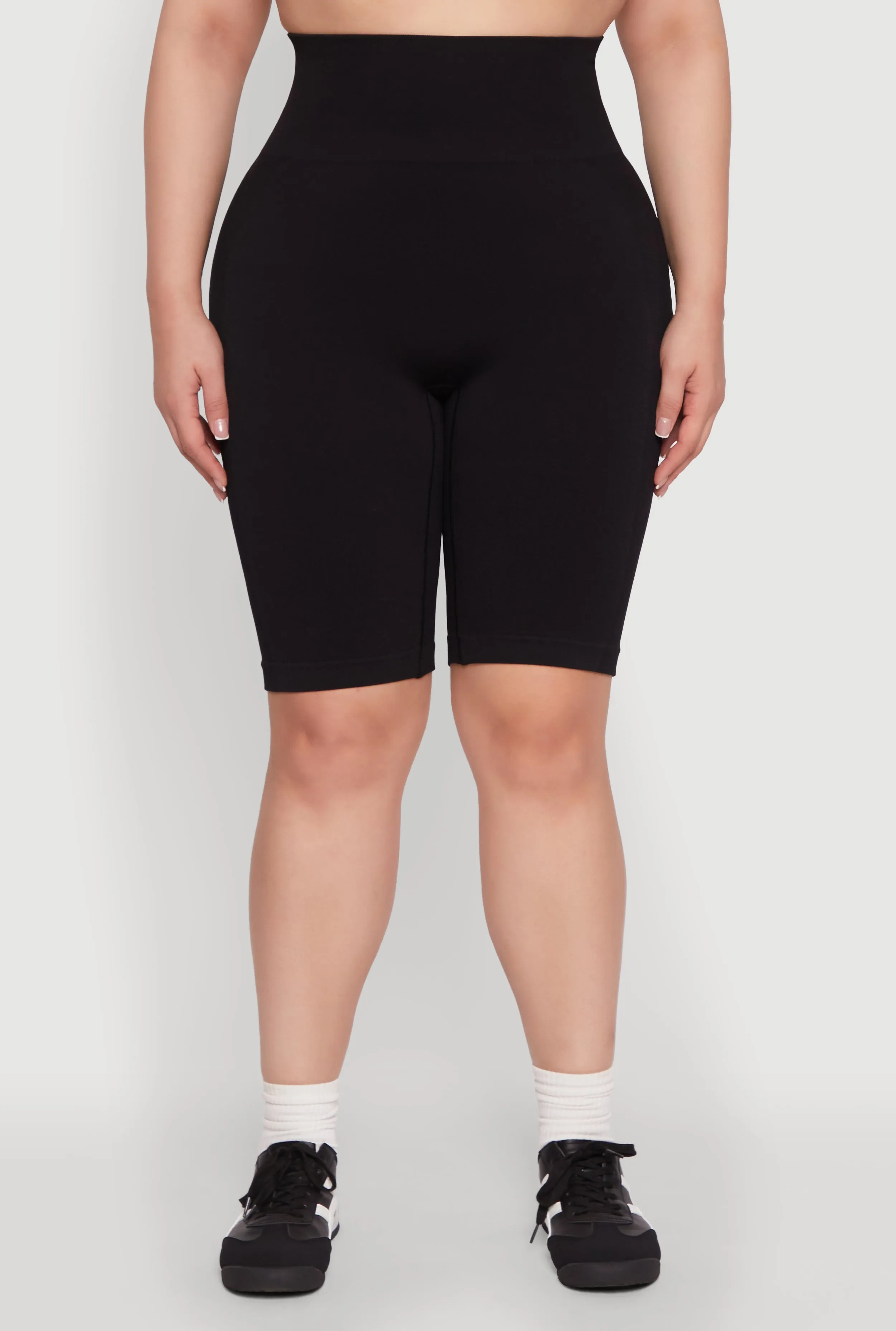 Plus Size High Waist Cycling Shorts sold by Rainbow product image thumbnail 5