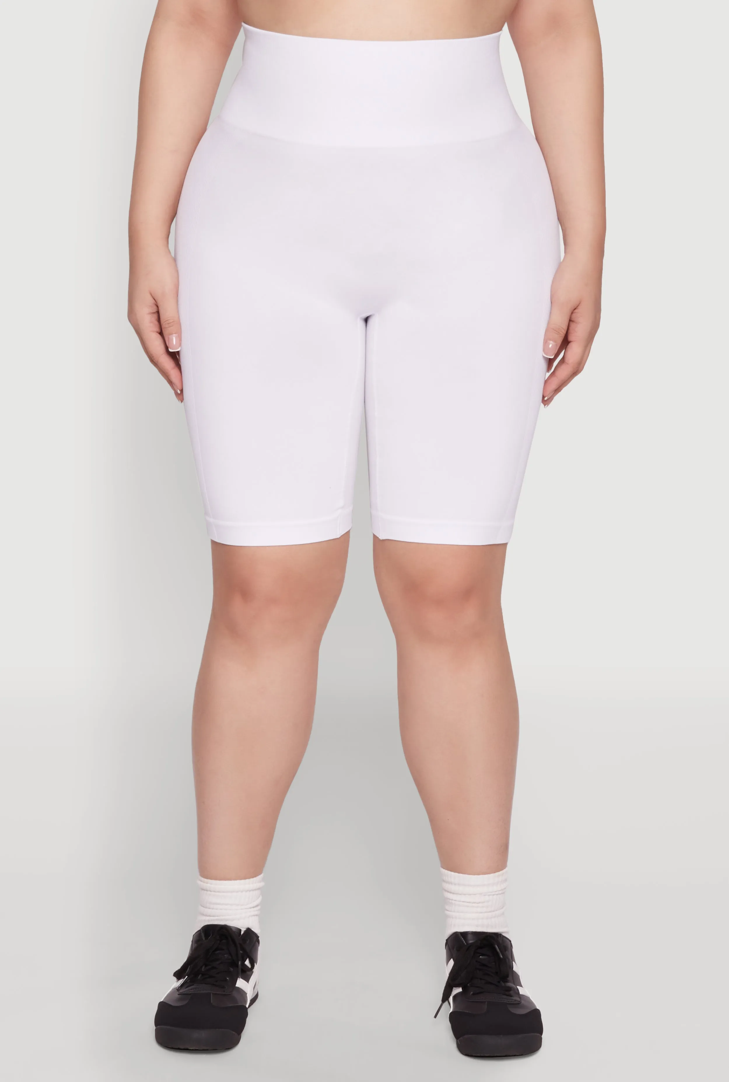 Plus Size High Waist Cycling Shorts sold by Rainbow product image thumbnail 5