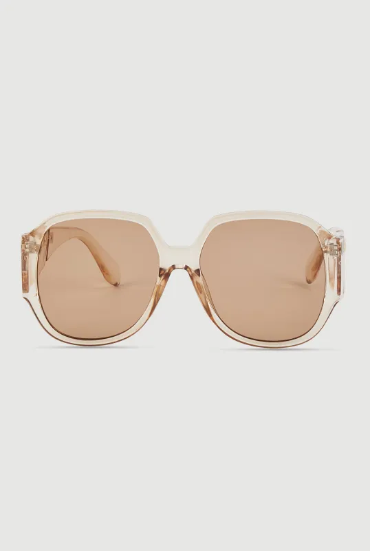 Metallic Side Detail Sunglasses sold by Rainbow